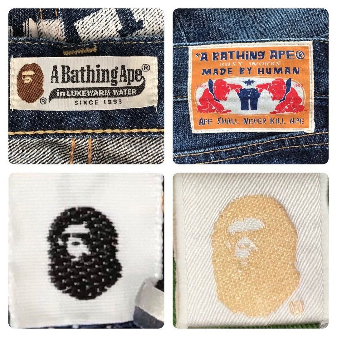 Bape × Nigo BAPE ASNKA LOGO Denim Pants a bathing ape NIGO ★size L Size US 34 / EU 50 - 9 Thumbnail