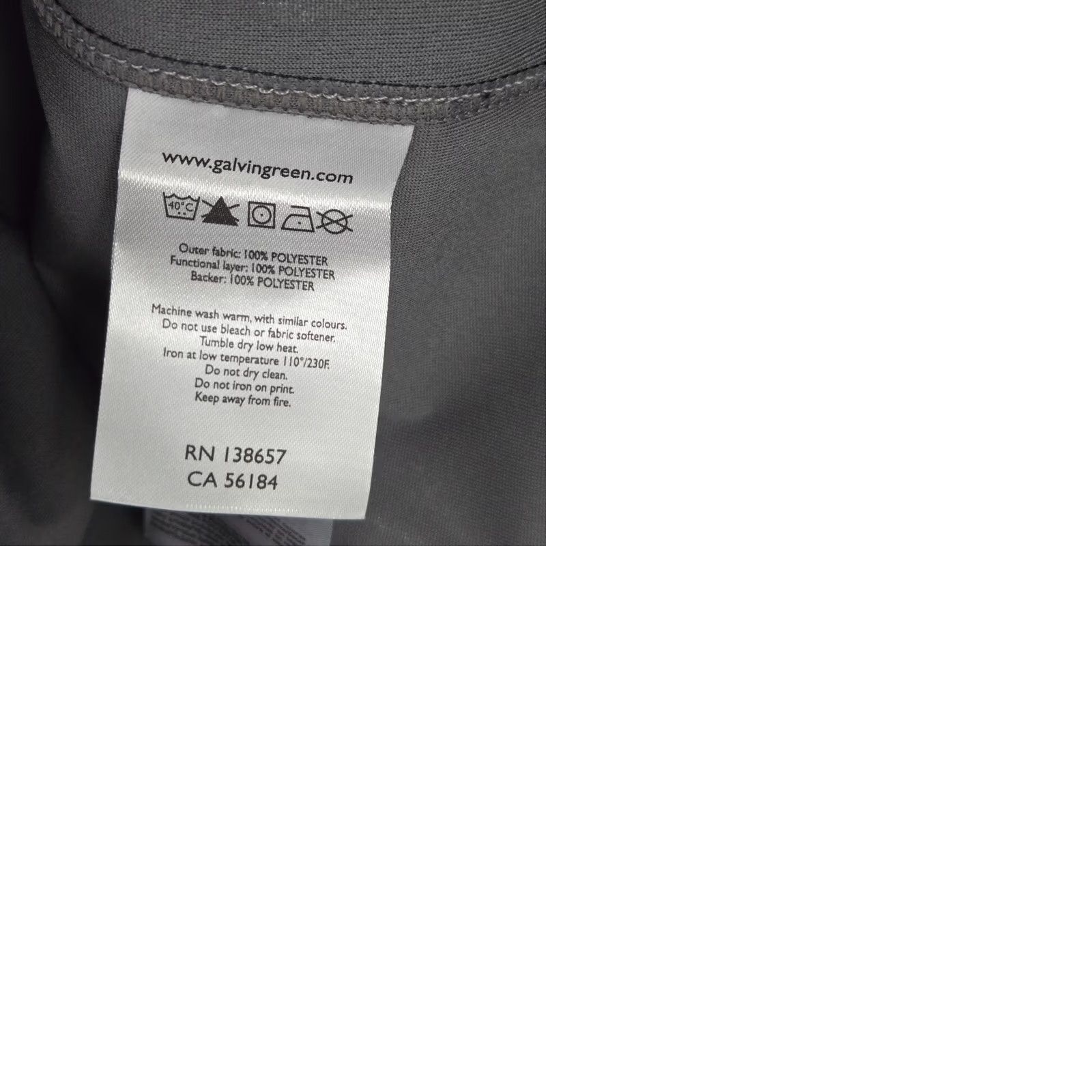 Galvin Green VINTAGE Galvin Green Jacket Windproof 1/2 Zip Thermal Lined Golf/Casual Mens XL Gray Size US XL / EU 56 / 4 - 11 Thumbnail