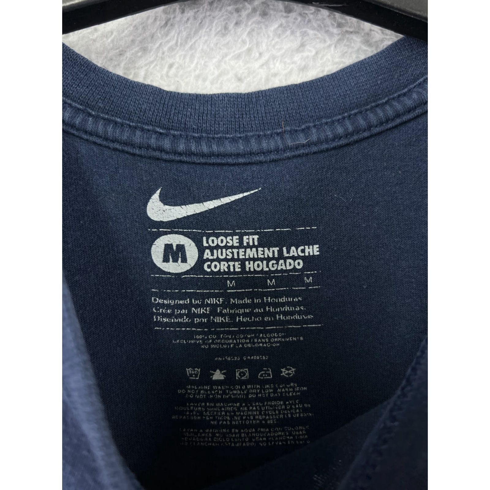 Nike Nike Shirt Mens M Blue Just Do It Swoosh Short Sleeve Crew Neck Dri-Fit Logo Sports 90s Football Baseball Basketball Size US M / EU 48-50 / 2 - 4 Thumbnail