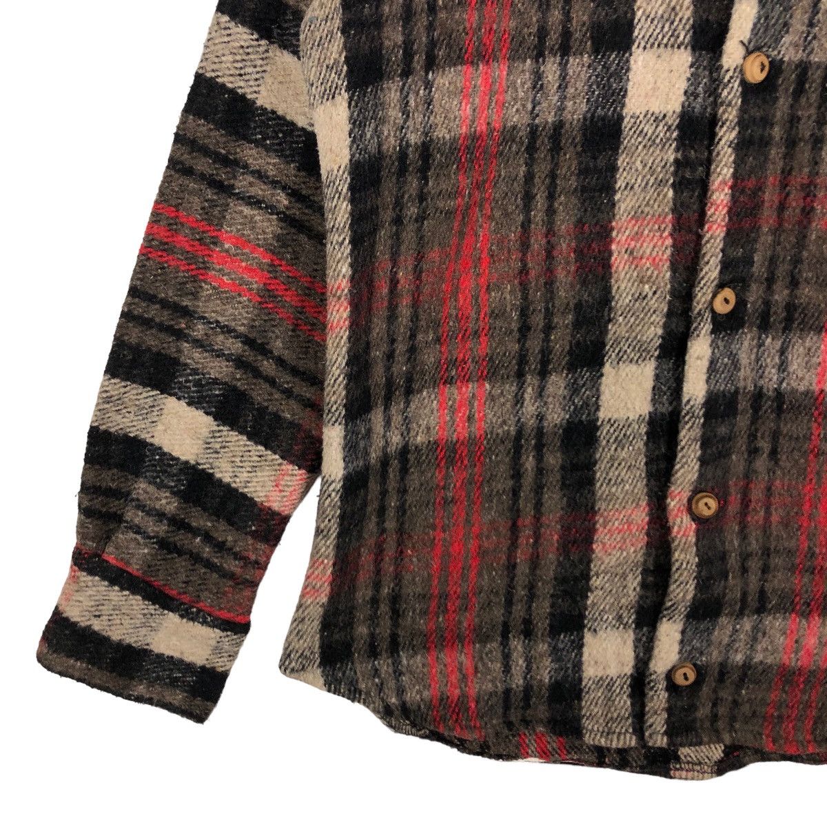 Japanese Brand 🔥80s Vintage Wool Flannel Jacket Bullhead USA Tartan Design Size US M / EU 48-50 / 2 - 3 Thumbnail