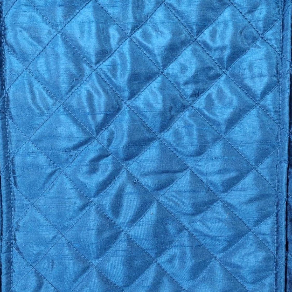 Vintage Josephine Chaus Vest Womens Medium Blue Quilted Sleeveless Full Zip Size M / US 6-8 / IT 42-44 - 5 Thumbnail