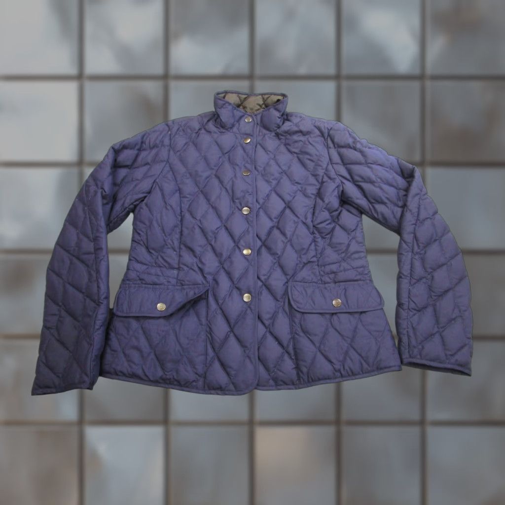 Eddie Bauer Eddie Bauer Jacket Womens Medium Quilted Goose Down 850 Fill Power Puffer Coat Blue Size M / US 6-8 / IT 42-44 - 1 Thumbnail