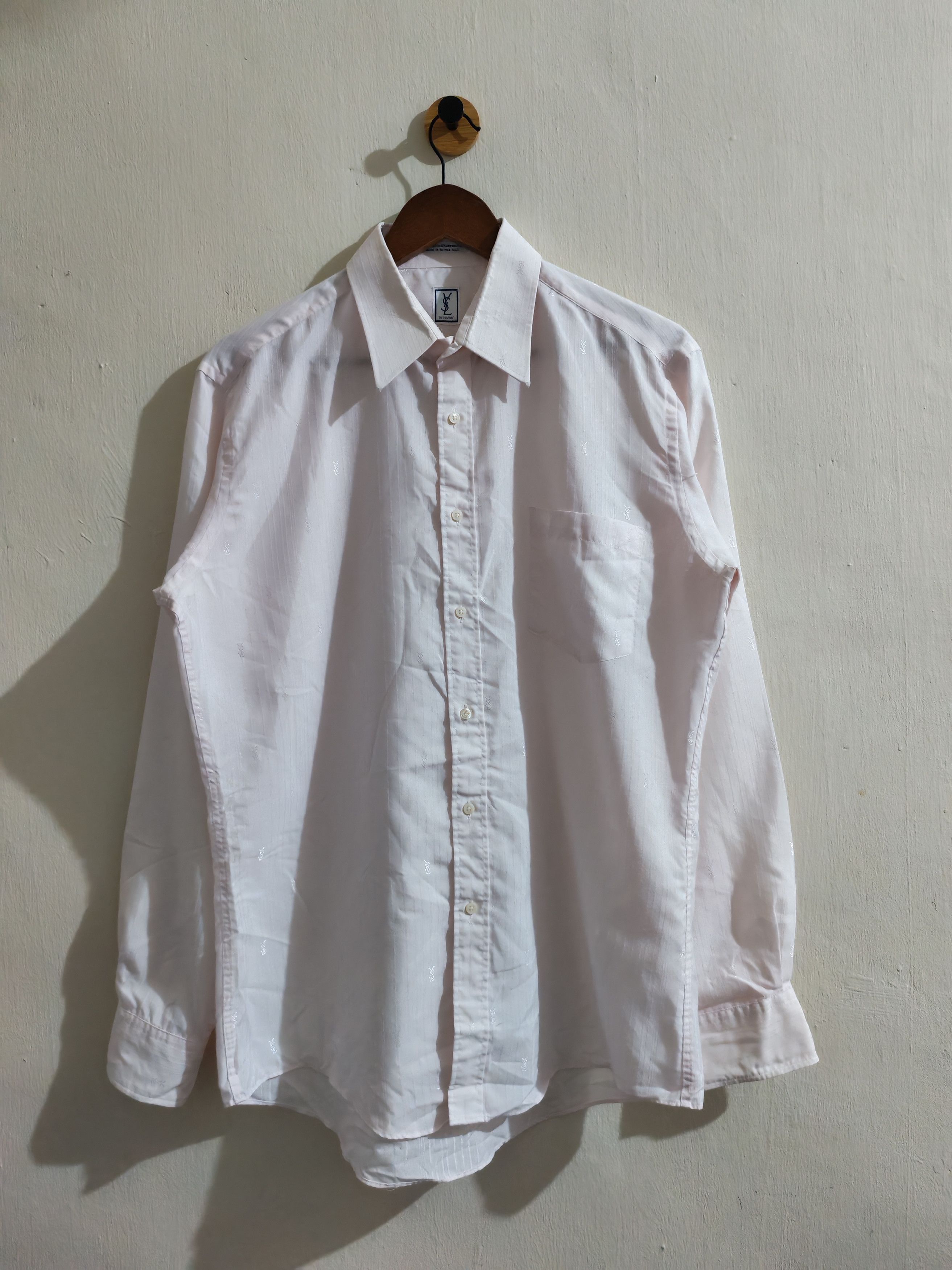 Yves Saint Laurent YSL embroidery shirt Size US L / EU 52-54 / 3 - 1 Thumbnail