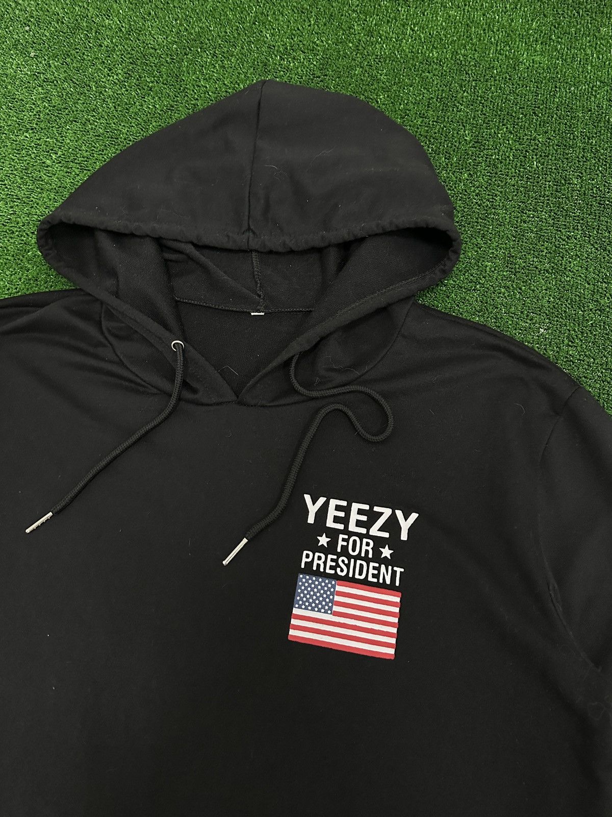 Kanye West Rare Kanye West “Yeezy For President “ Hooded Longsleeve Y2k Size US M / EU 48-50 / 2 - 4 Thumbnail