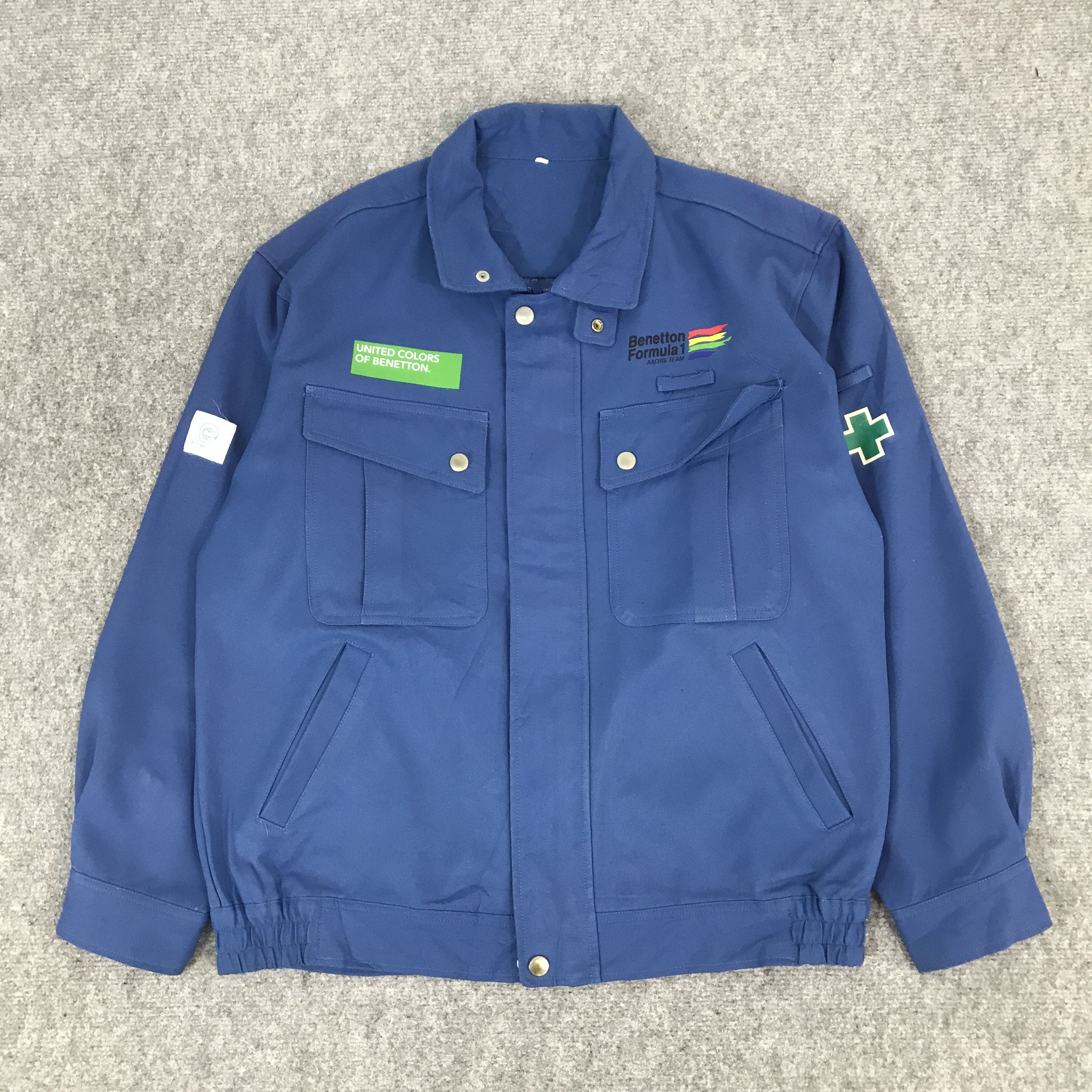 Gear for Sports × United Colors Of Benetton BENETTON FORMULA 1 RACING JAPAN JACKET Size US M / EU 48-50 / 2 - 2 Thumbnail