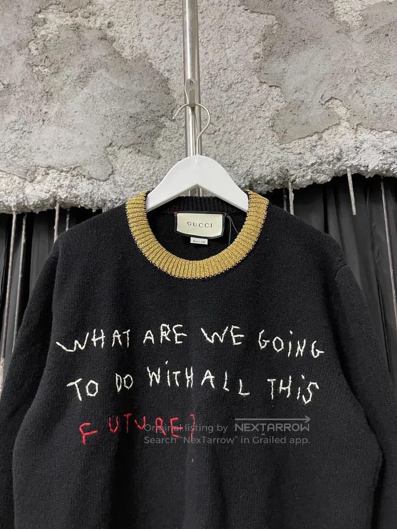 Gucci Gucci Black gold sweater Size US M / EU 48-50 / 2 - 3 Thumbnail