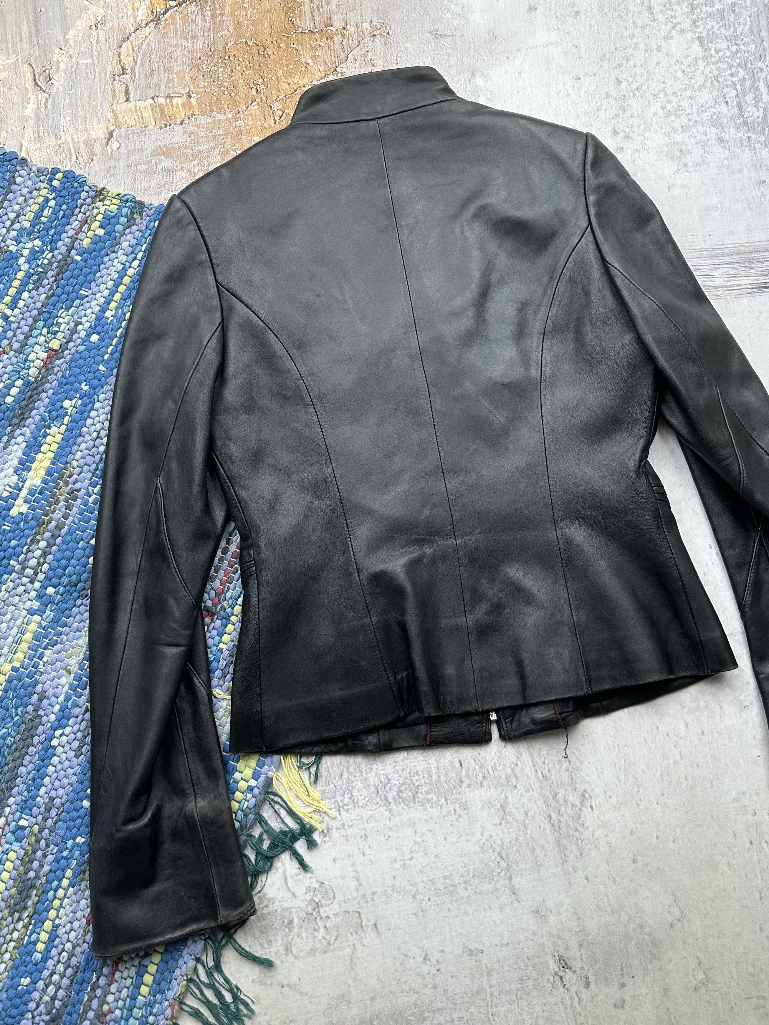 Japanese Brand Vintage Leather Jacket A337D15(23) Size S / US 4 / IT 40 - 10 Thumbnail