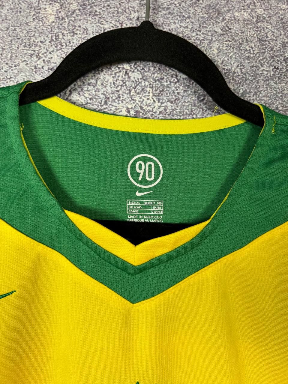 Vintage RONALDO Brazil 2004/06 Nike Fan Soccer Jersey XL Size Size US XL / EU 56 / 4 - 9 Thumbnail