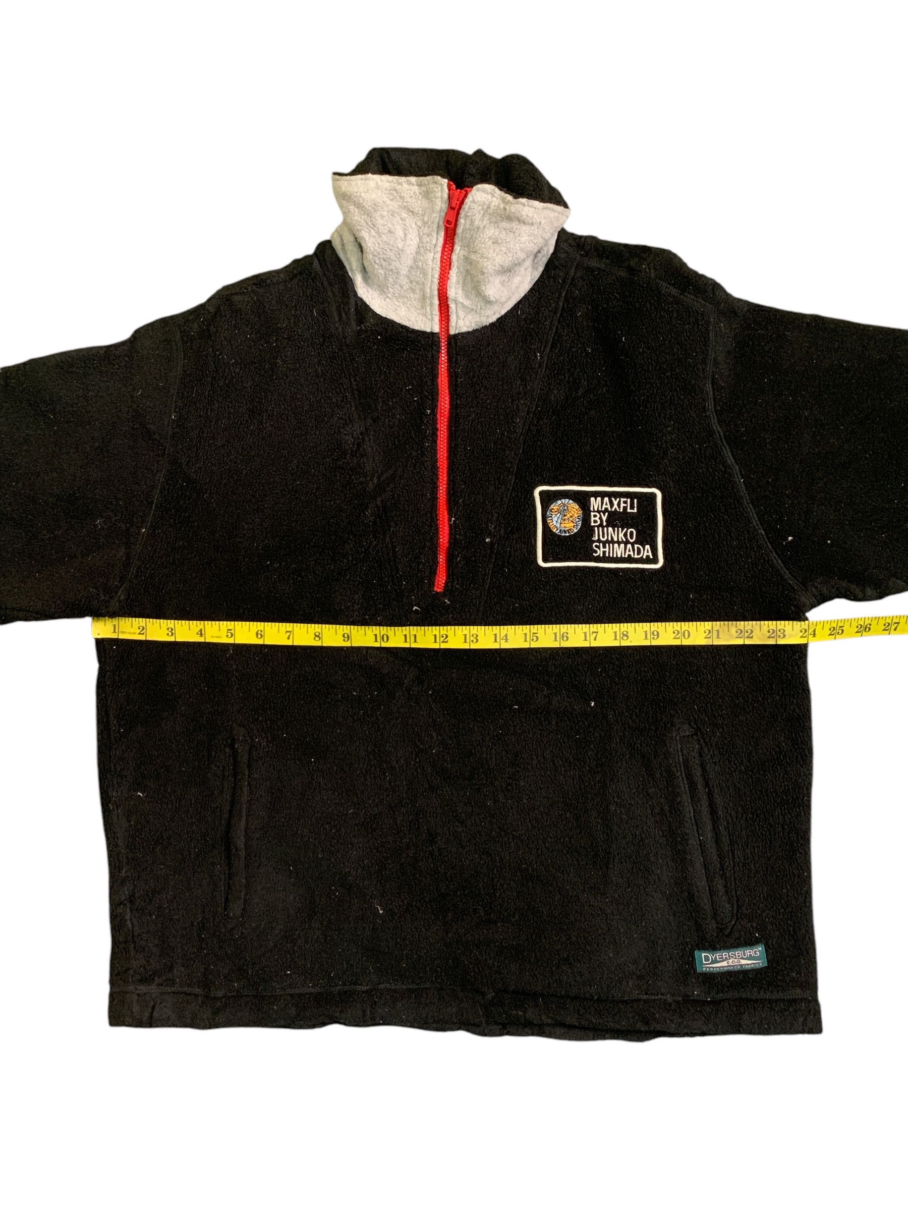 Dunlop × Japanese Brand × Junko Shimada Maxfli By Junko Shimada Half Zipper Fleece Sweater Size US M / EU 48-50 / 2 - 9 Thumbnail