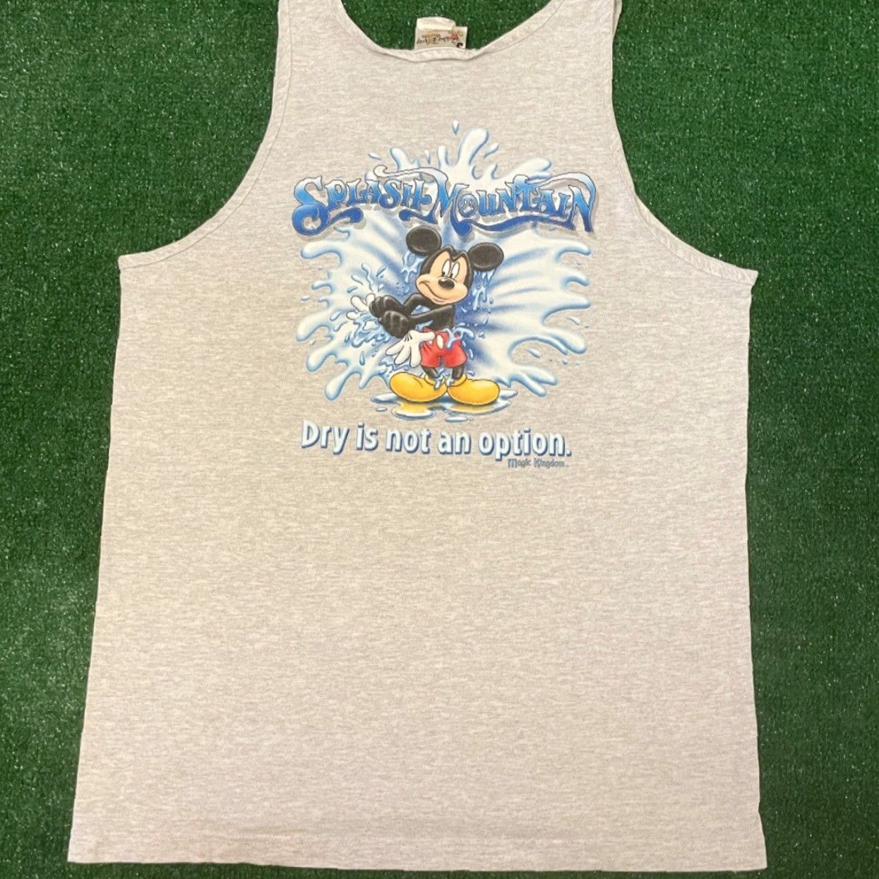 Disney VINTAGE Disney Splash Mountain VTG Tank Top Shirt Mens Size L Gray 90s Mickey Mouse Magic Kingdom 1990s Shirts Mens Size US L / EU 52-54 / 3 - 4 Thumbnail