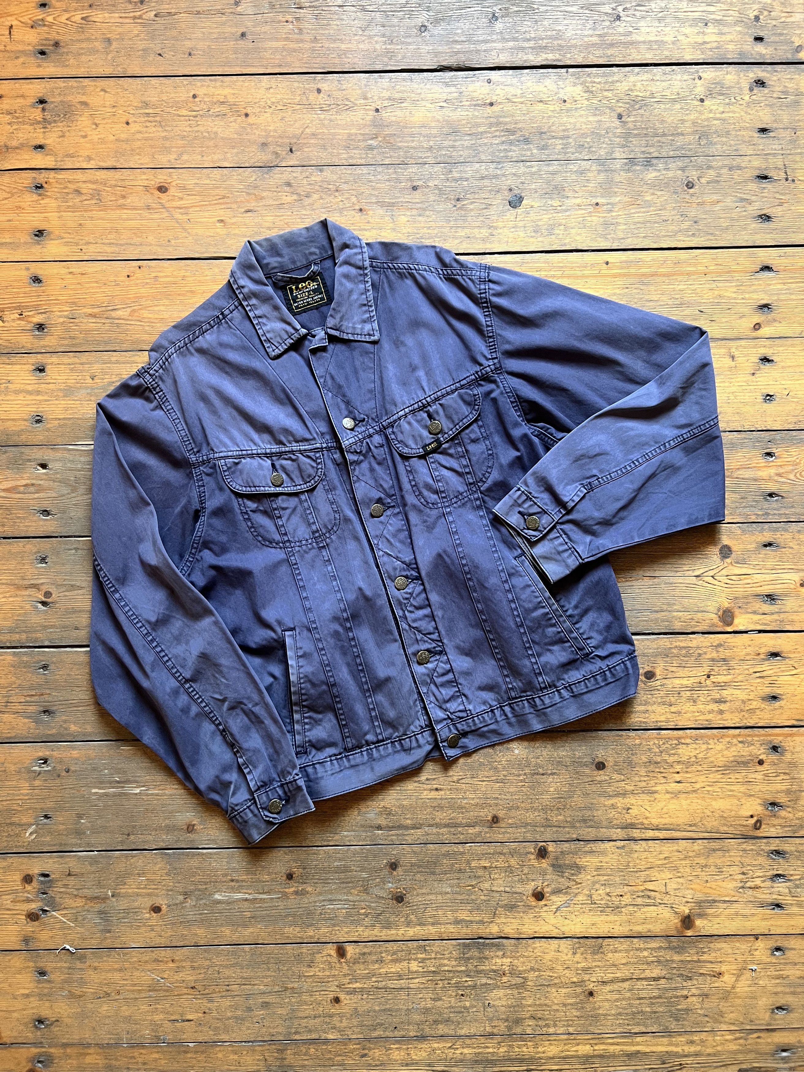 Lee Lee Vintage Trucker Cropped Rare Denim y2k Jacket Size US L / EU 52-54 / 3 - 3 Thumbnail