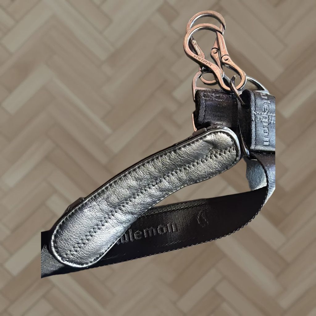 Vintage Lululemon Strap Black - Replacement Bag Strap Up To 44 Inches, Detachable, Leather/Acrylic, Women, Strap Only Size ONE SIZE - 1 Thumbnail
