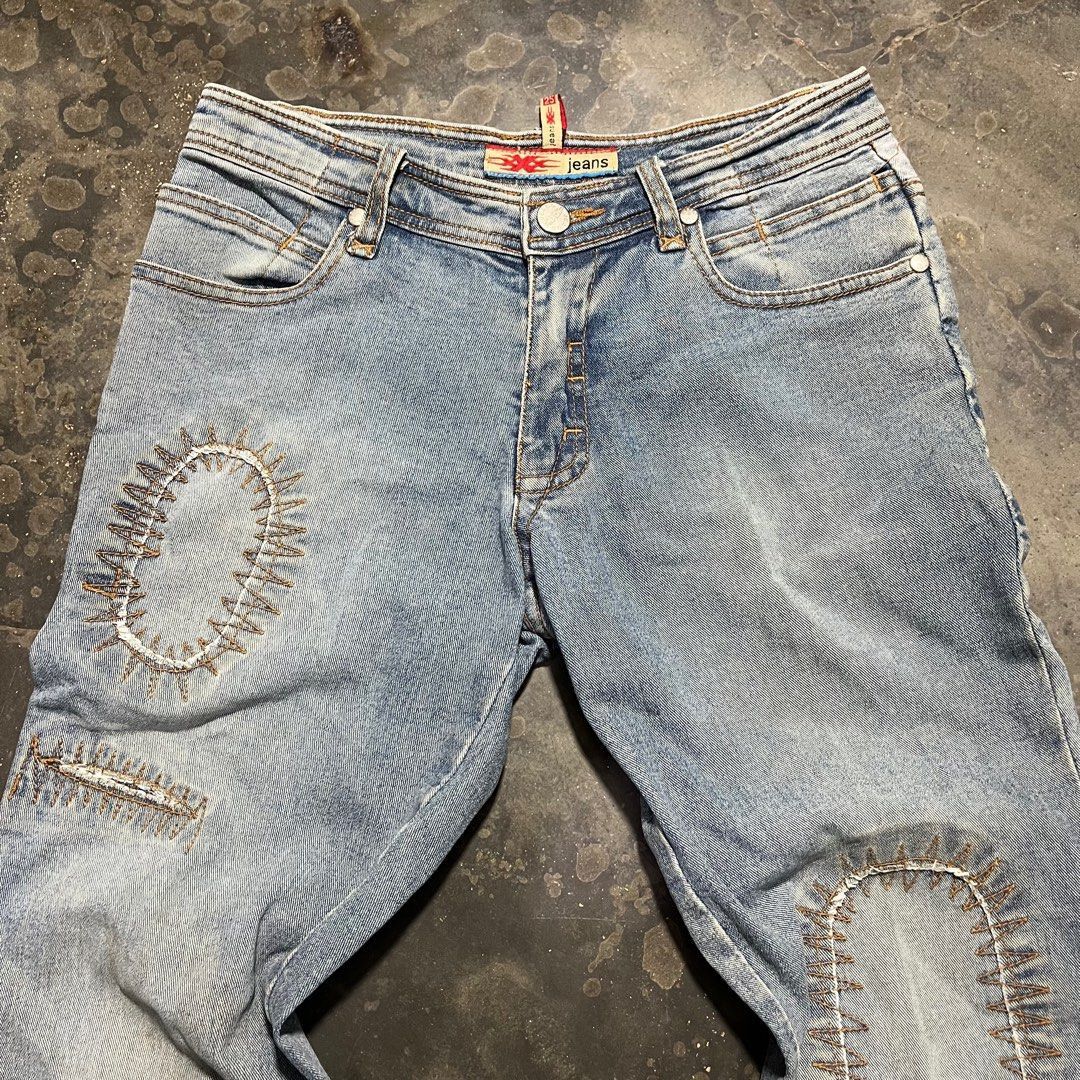 Hysteric Glamour triple xxx flare denim distressed Size US 28 / EU 44 - 3 Thumbnail