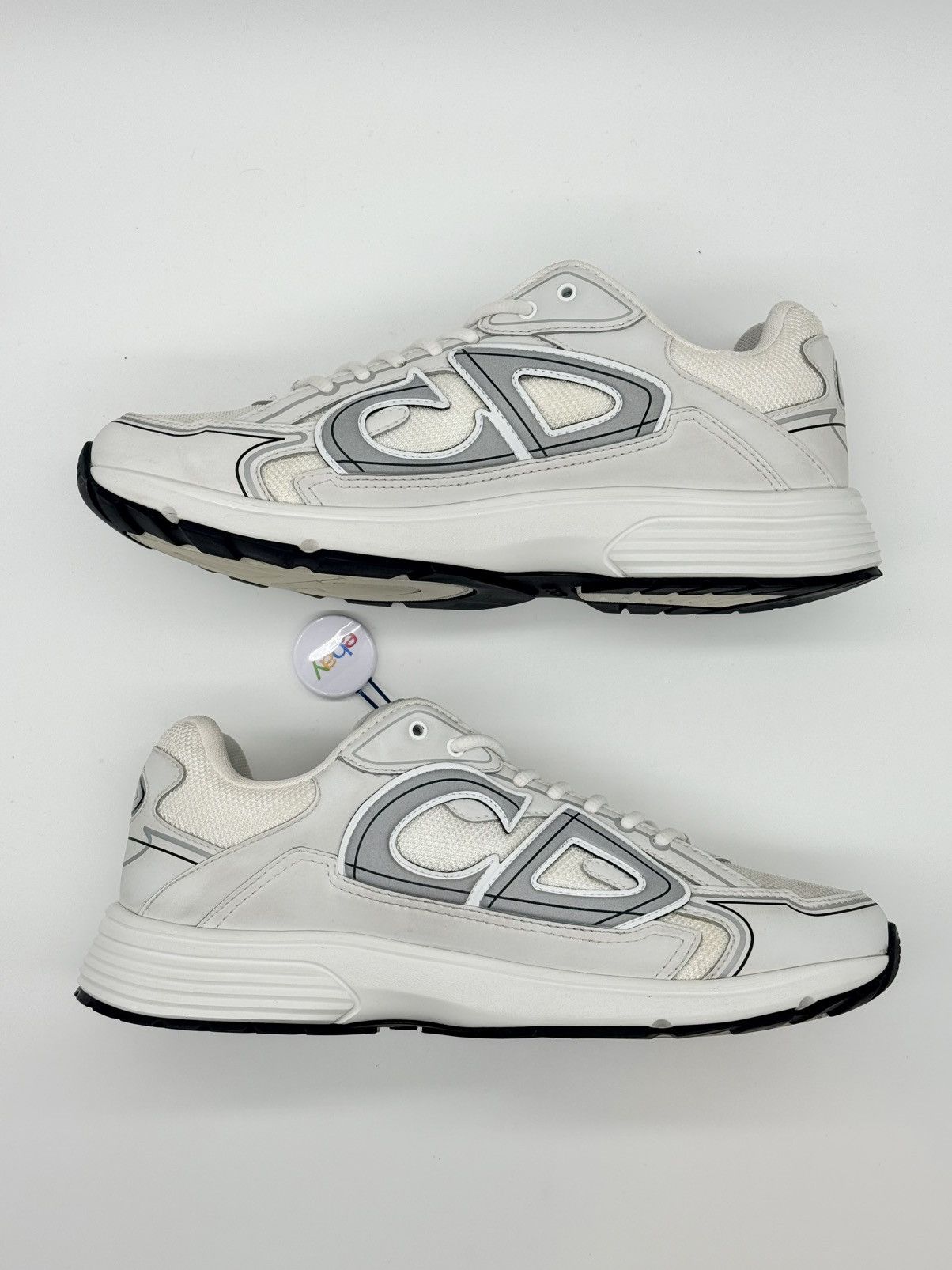 Dior Size 10 - Dior B30 White Silver Size US 10 / EU 43 - 3 Thumbnail