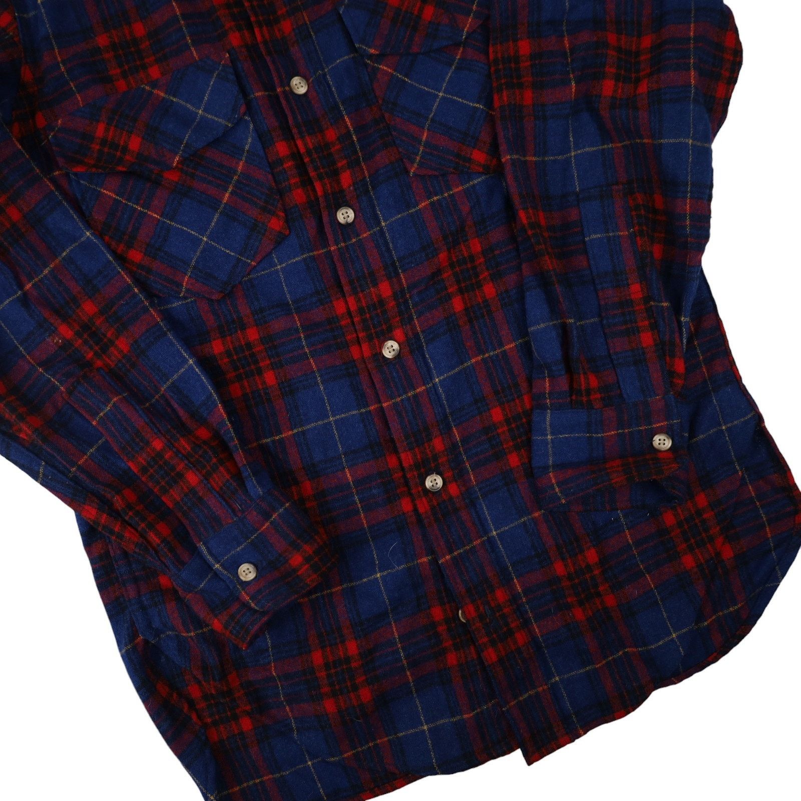 Vintage × Woolrich Woolen Mills Vintage Woolrich Plaid Check Wool Blend Button Down Shirt Size US S / EU 44-46 / 1 - 3 Thumbnail