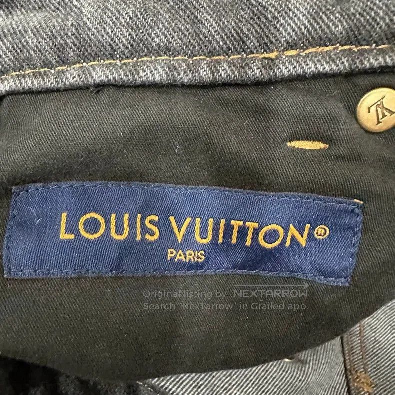 Louis Vuitton Louis Vuitton Three Logo Denim Jeans. Size US 31 - 4 Thumbnail