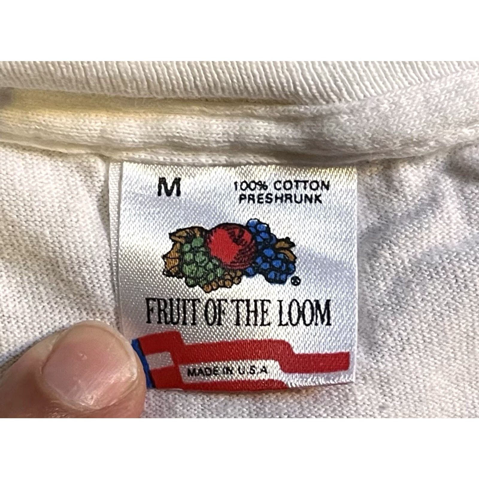 Fruit Of The Loom VINTAGE George Washington George Bush Inaugural 1989 Shirt M Single Stitch 80s Size US M / EU 48-50 / 2 - 6 Thumbnail