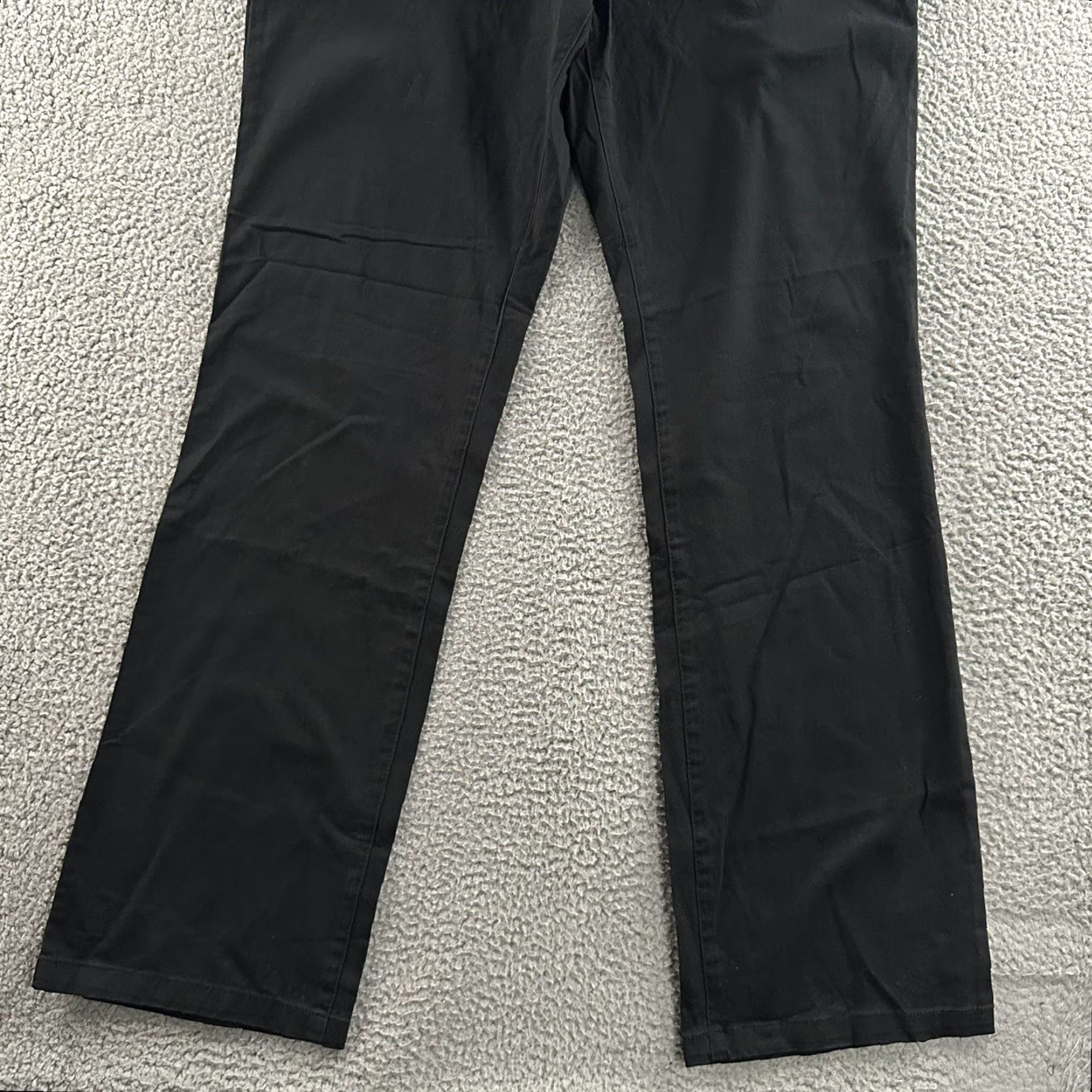 Vintage Five Four Mens Pants Black Size 34 Chino Relaxed Giovane Stretch Cotton Blend Slit? Size US 34 / EU 50 - 5 Thumbnail