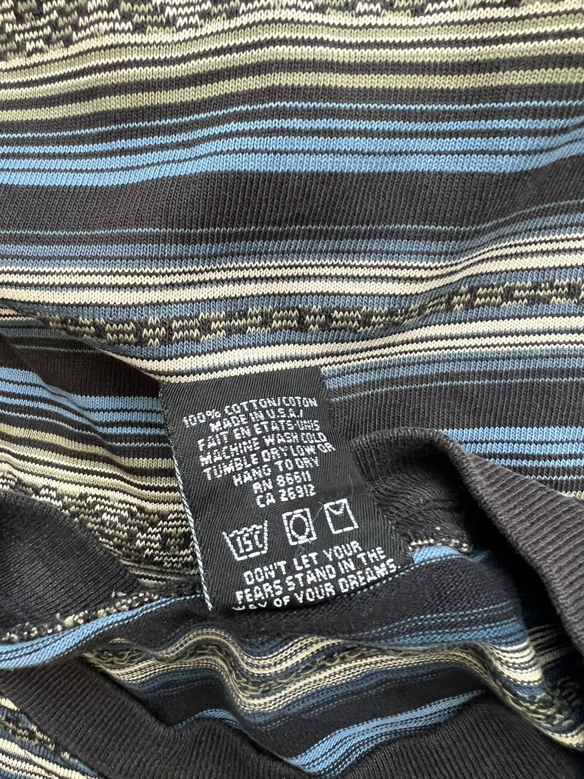 No Fear Vintage 90s NO FEAR Multi Stripes Long Sleeve t shirt Size US XL / EU 56 / 4 - 20 Thumbnail