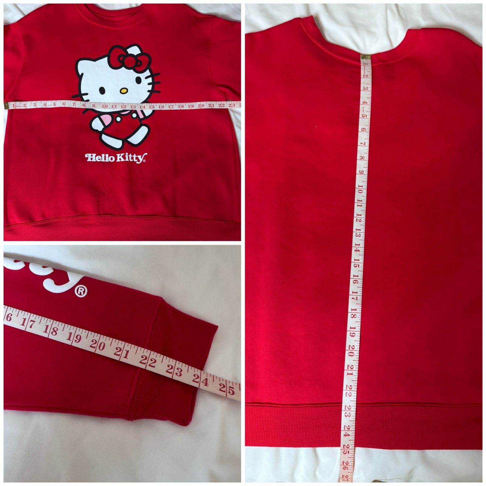Unknown London Sanrio Hello Kitty Hybrid Apparel Crewneck Sweatshirt USED Size XL / US 12-14 / IT 48-50 - 8 Thumbnail