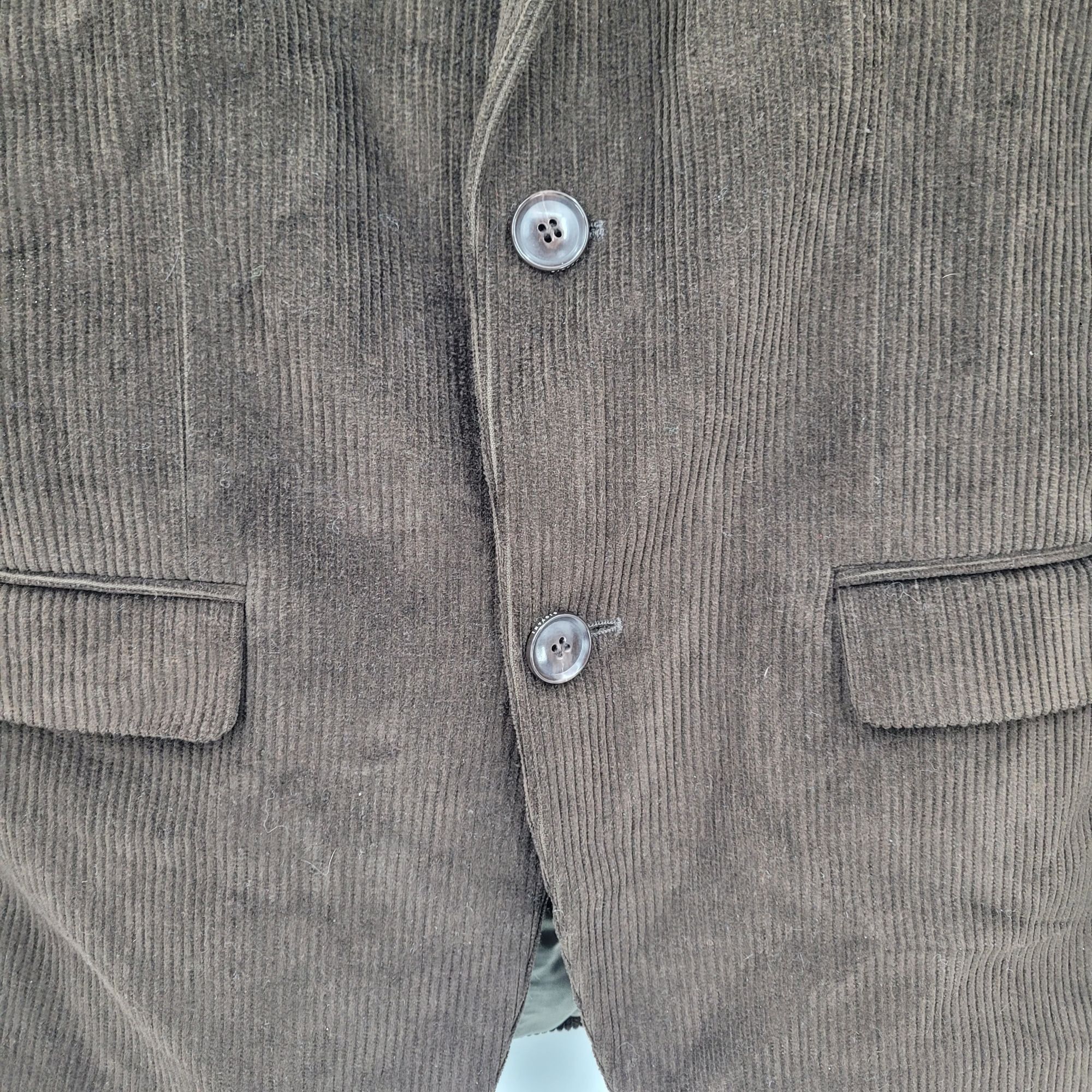 Other Giovani Mens Regular Fit Corduroy Sports Jacket 46 Brown Co Size 46R - 5 Thumbnail