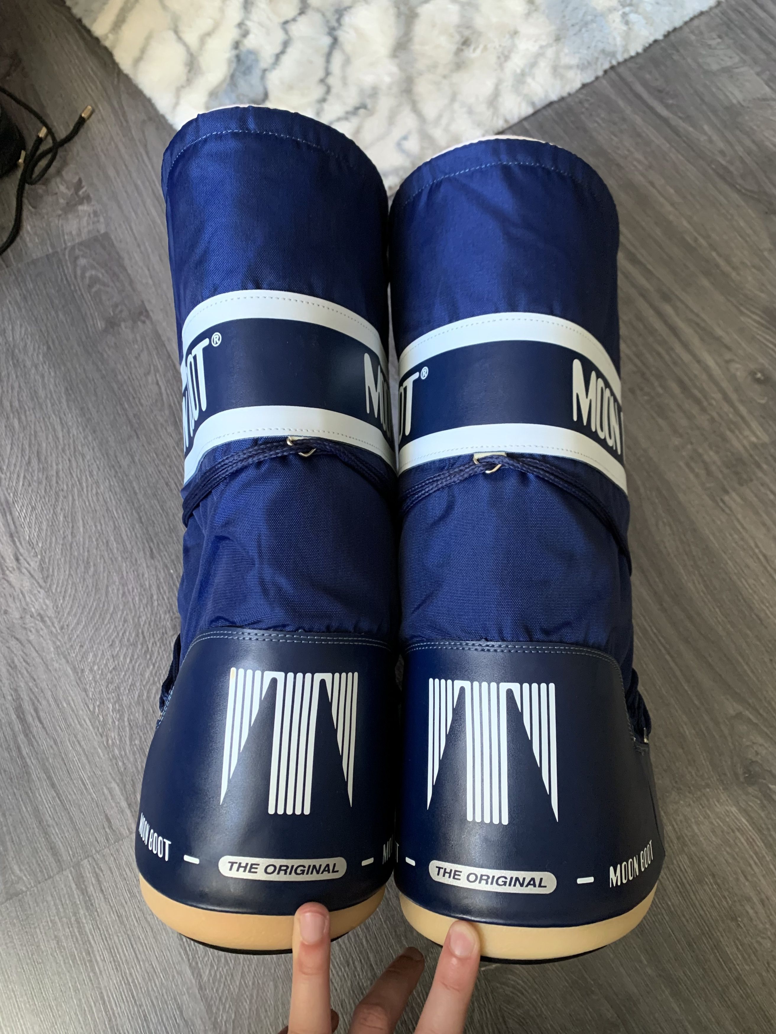 Moon Boot Rare Moon Boot Tecnica Nylon blue 45-47 Size US 11.5 / EU 44-45 - 4 Thumbnail