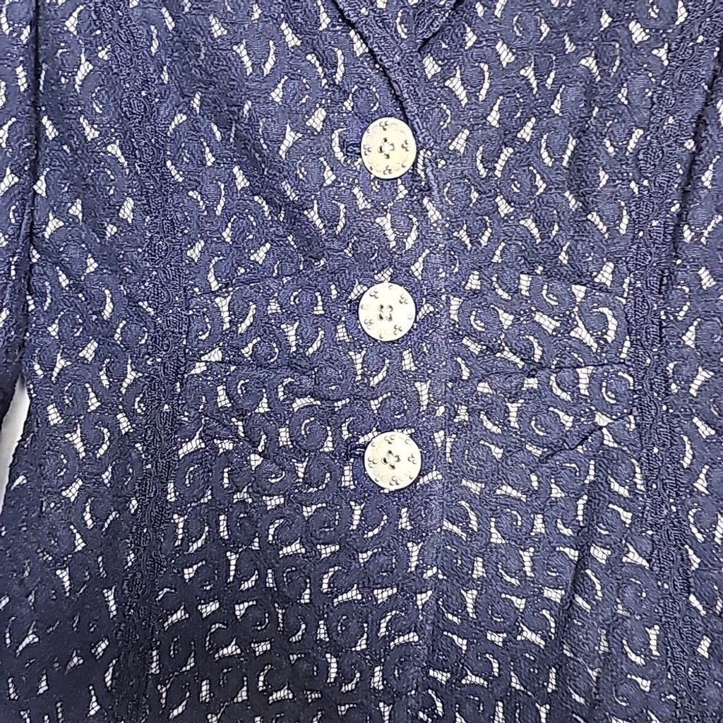 The Unbranded Brand Kay Unger NY ruched front blazer jacket lining 100% silk 4 Size S / US 4 / IT 40 - 4 Thumbnail