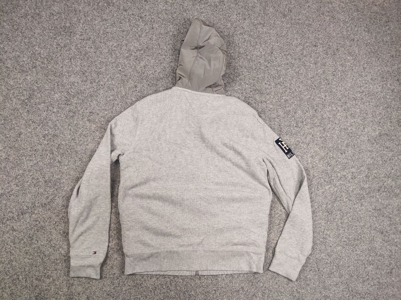 Tommy Hilfiger Tommy Hilfiger Padded with Zip Hoodie Gray Jacket Size US L / EU 52-54 / 3 - 12 Thumbnail