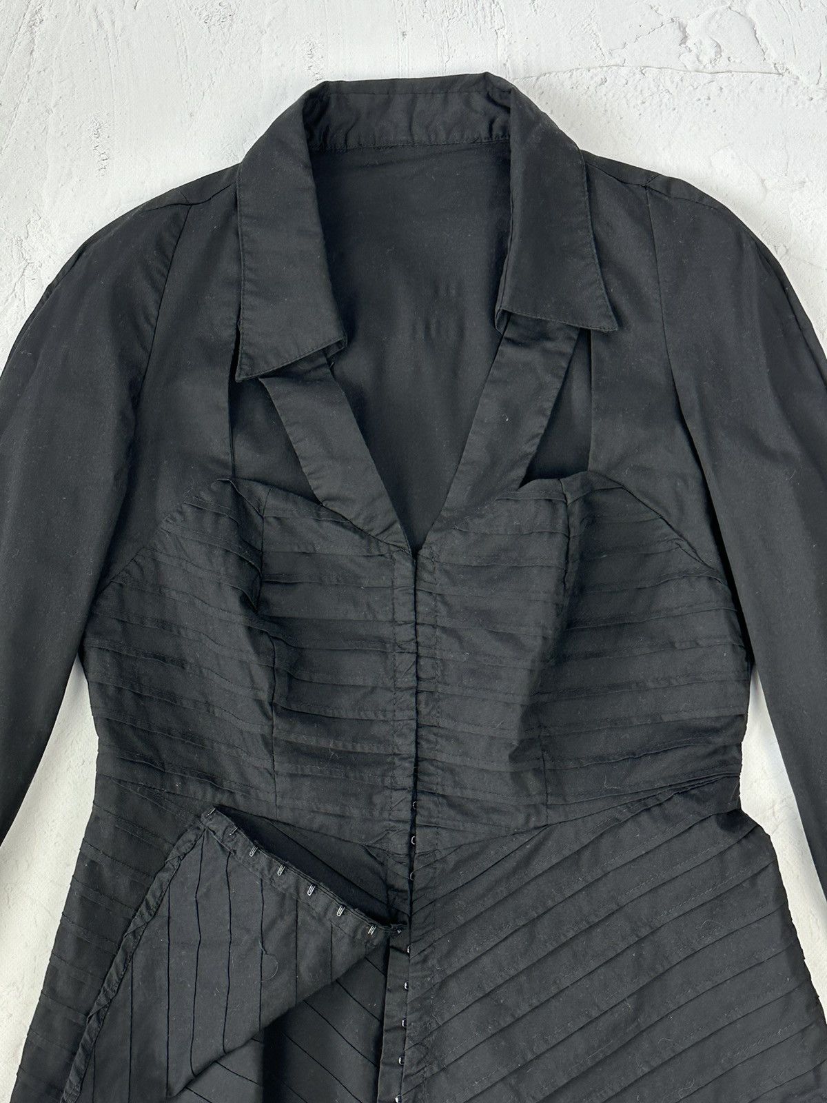 Japanese Brand × Vintage Vintage Black Bondage Shirt Size M / US 6-8 / IT 42-44 - 5 Thumbnail