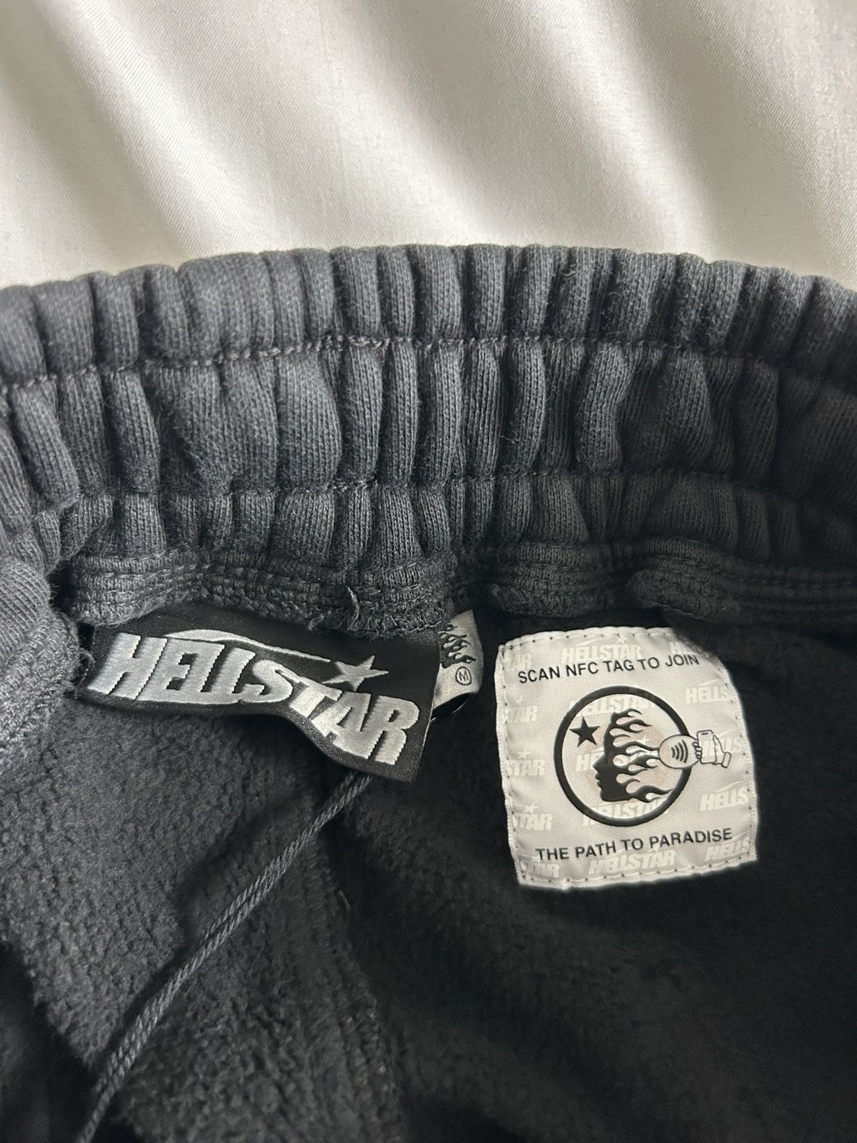 HELLSTAR Hellstar Yoga Remix Sweatpants Black Greatest Hits Medium Size US 31 - 7 Thumbnail