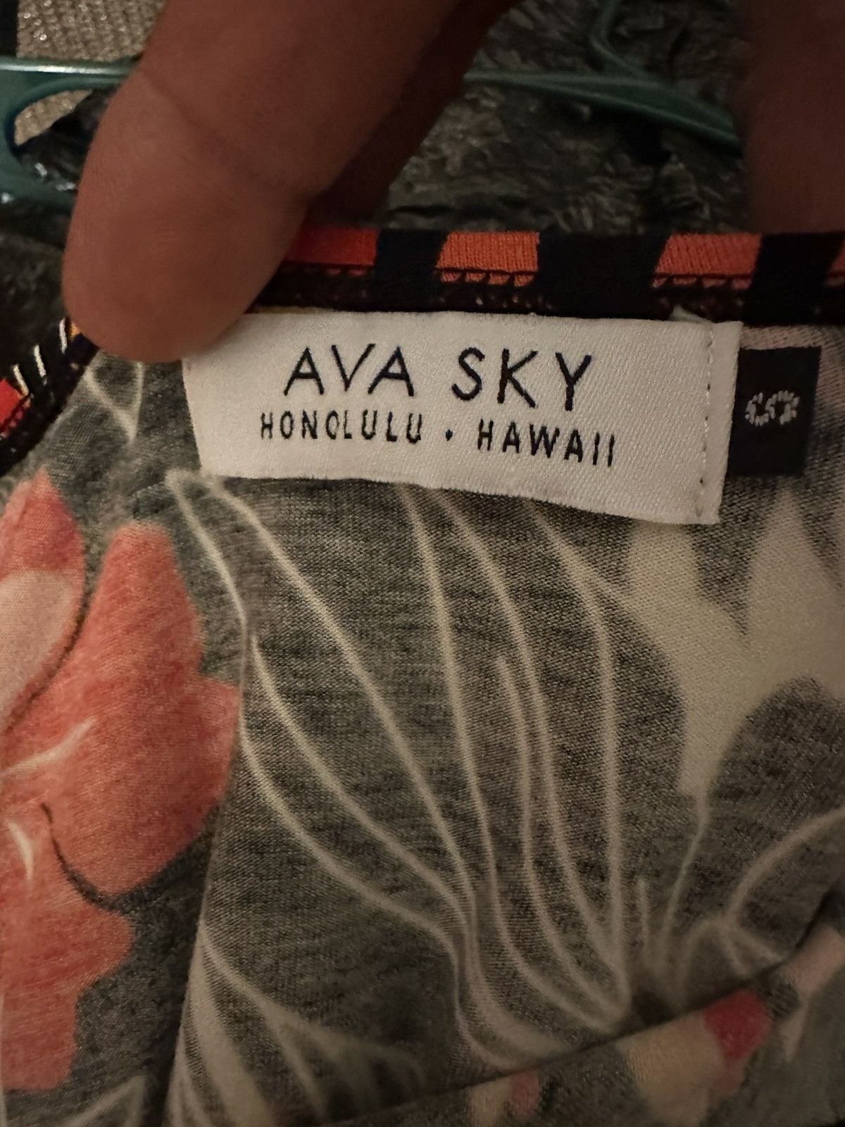 Other PreOwned Ava Sky Blouse Hawaiian Print Black/Red Women's S Size S / US 4 / IT 40 - 4 Thumbnail