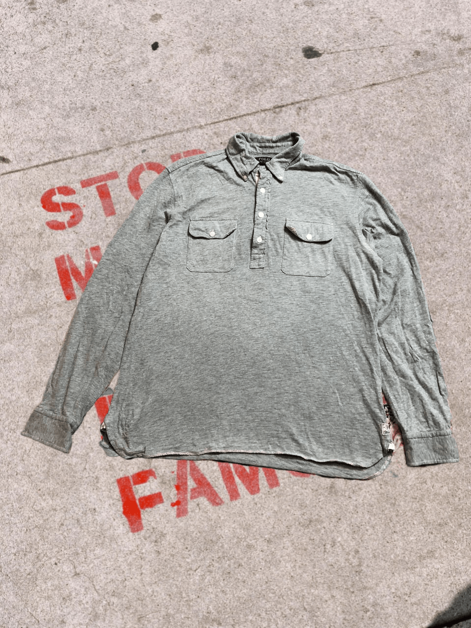 Polo Ralph Lauren POLO RALPH LAUREN Men’s Cotton Long Sleeve Tee Regular Fit Size US L / EU 52-54 / 3 - 1 Thumbnail