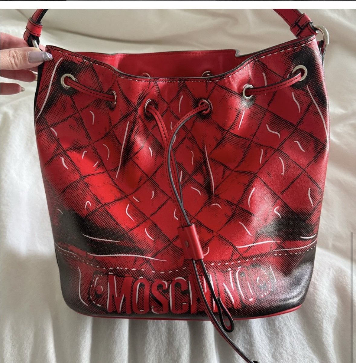 Moschino Moschino Trompe l’oeil Bucket Bag Size ONE SIZE - 3 Thumbnail