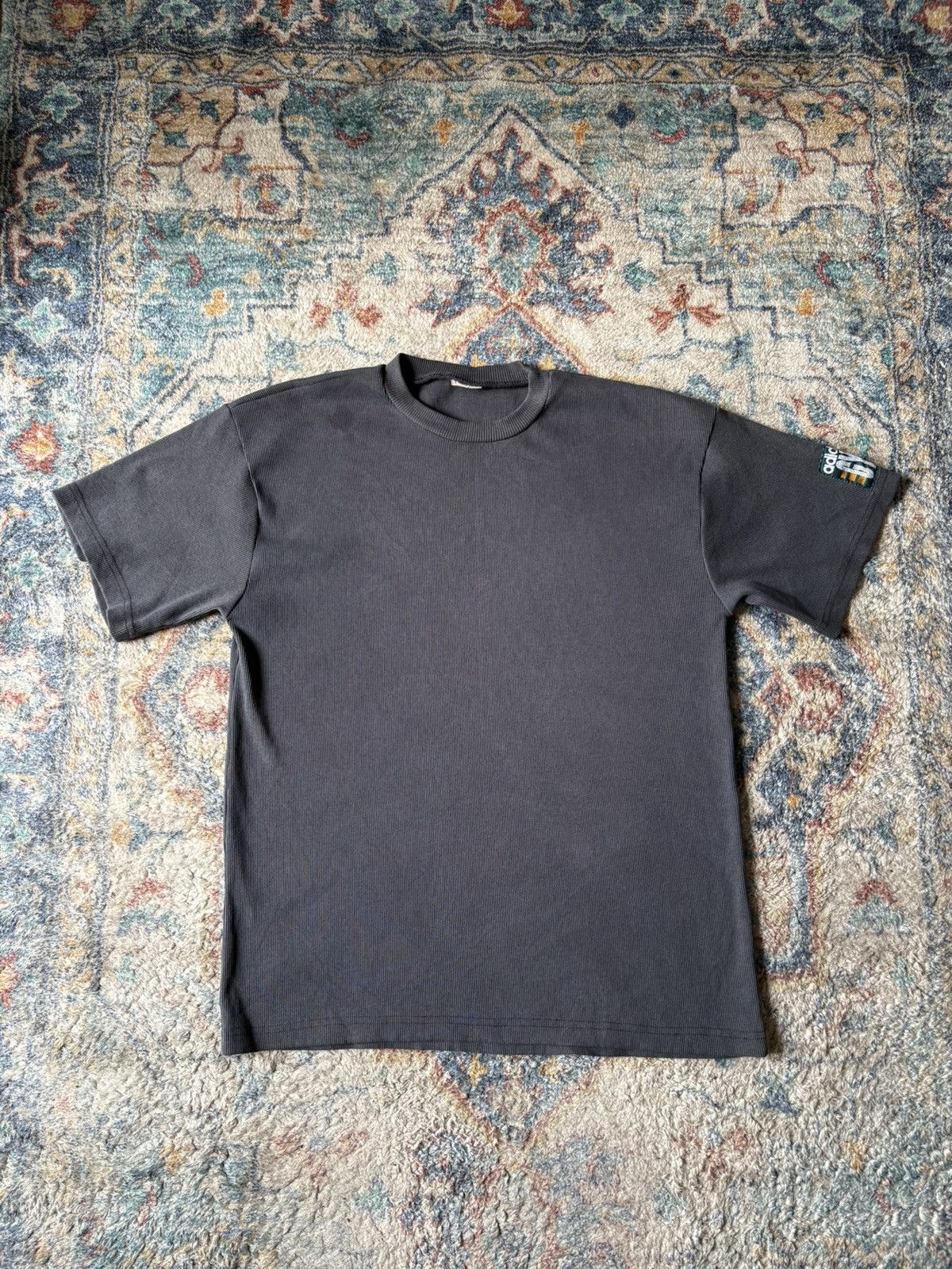 Adidas Vintage Adidas Gym Ribbed T-shirt Size XL Size US XL / EU 56 / 4 - 1 Thumbnail
