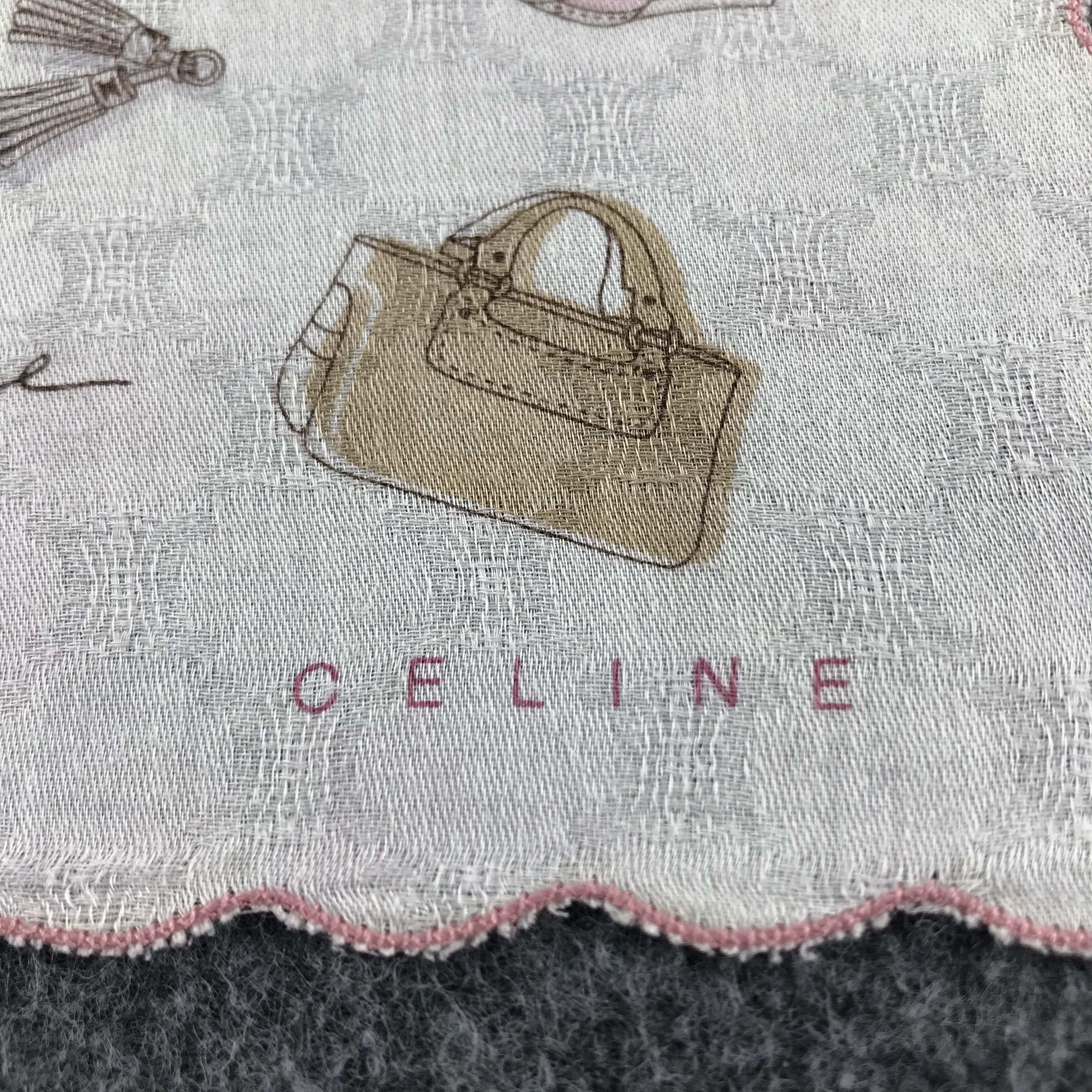Celine Celine Luxury Handkerchief Neckerchief Bandana H217 Size ONE SIZE - 4 Thumbnail