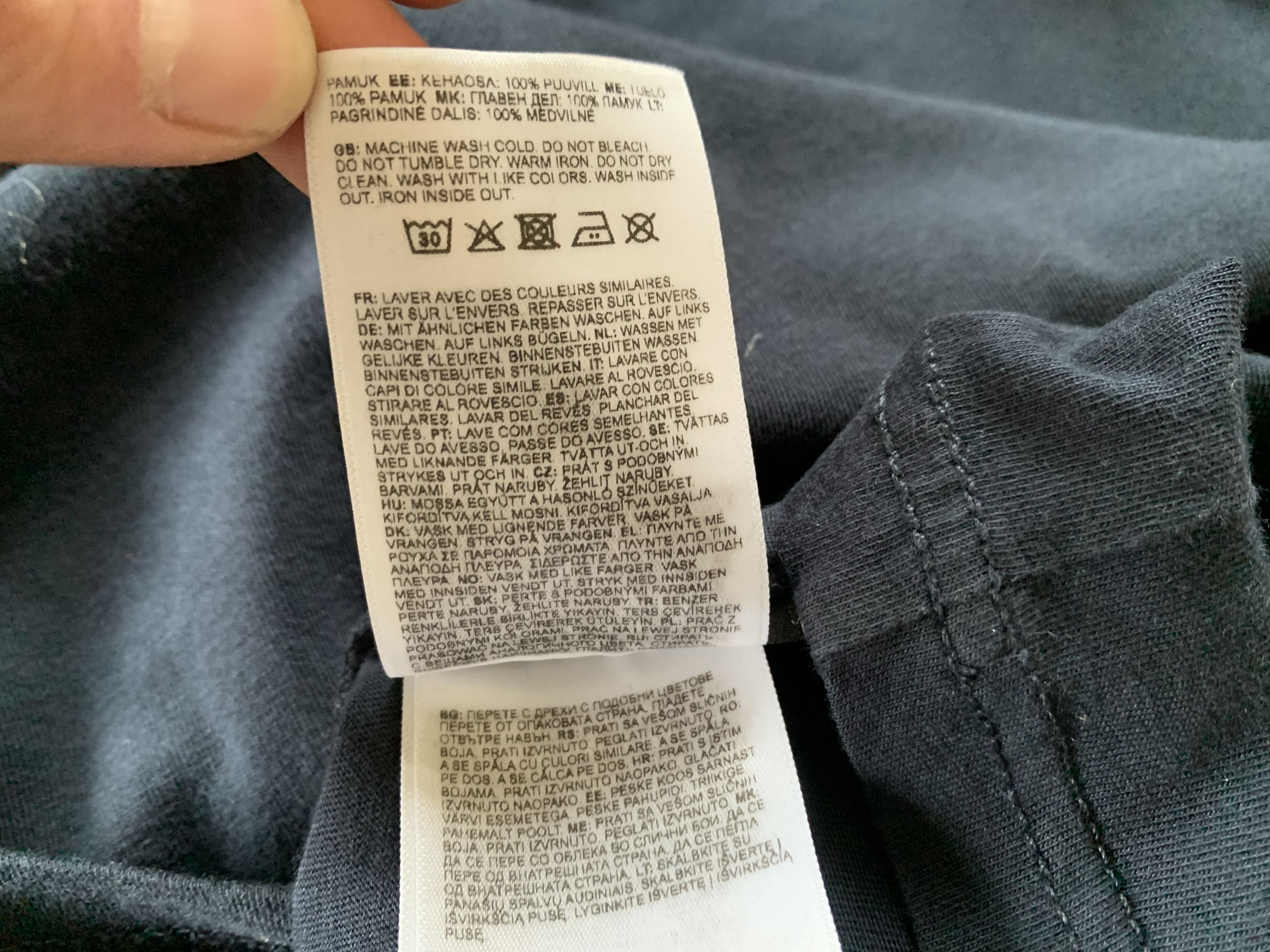 Napapijri Napapijri Cotton Blue Basic T Shirt Size US M / EU 48-50 / 2 - 7 Thumbnail