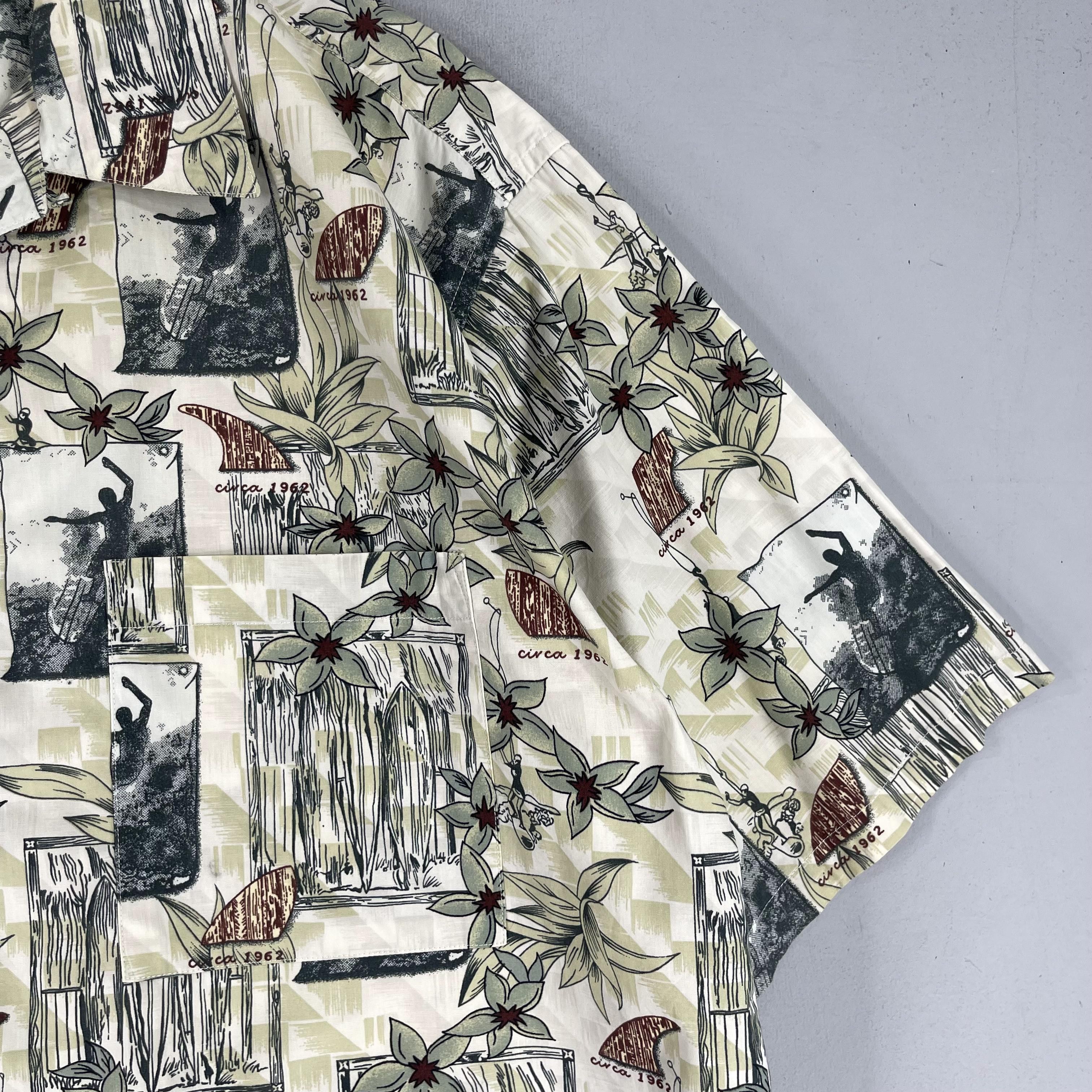 Ocean Pacific × Vintage Vintage OCEAN PACIFIC Hawaii Floral Shirt Button Up Size US L / EU 52-54 / 3 - 3 Thumbnail