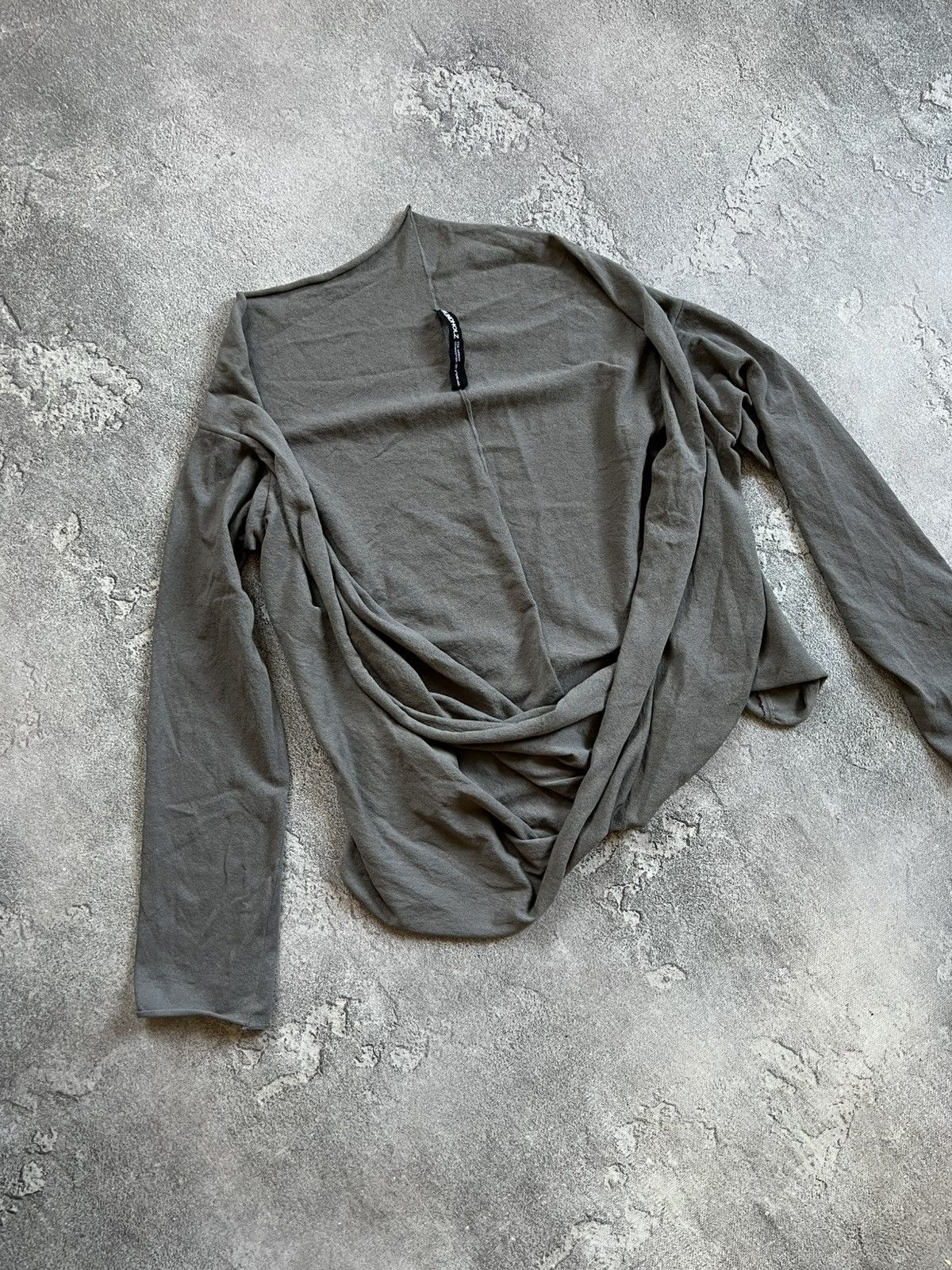 Rundholz Rundholz Women’s Asymmetric Knit Long Sleeve Top Avant Garde Size M / US 6-8 / IT 42-44 - 4 Thumbnail