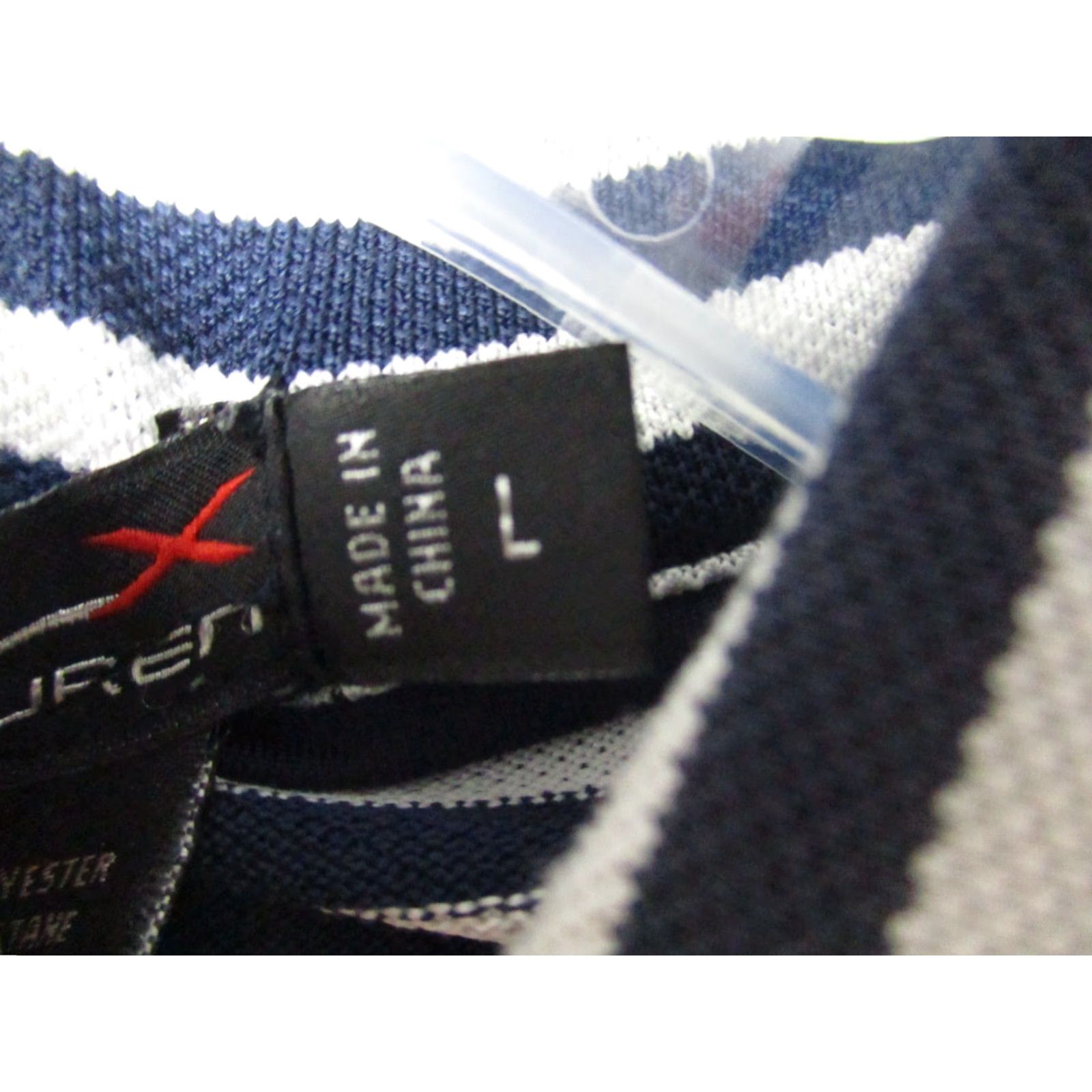 RLX Ralph Lauren RLX Ralph Lauren Polo Shirt Large Mens Blue Stripe Stretch Golf 2013 PGA Size US L / EU 52-54 / 3 - 5 Thumbnail