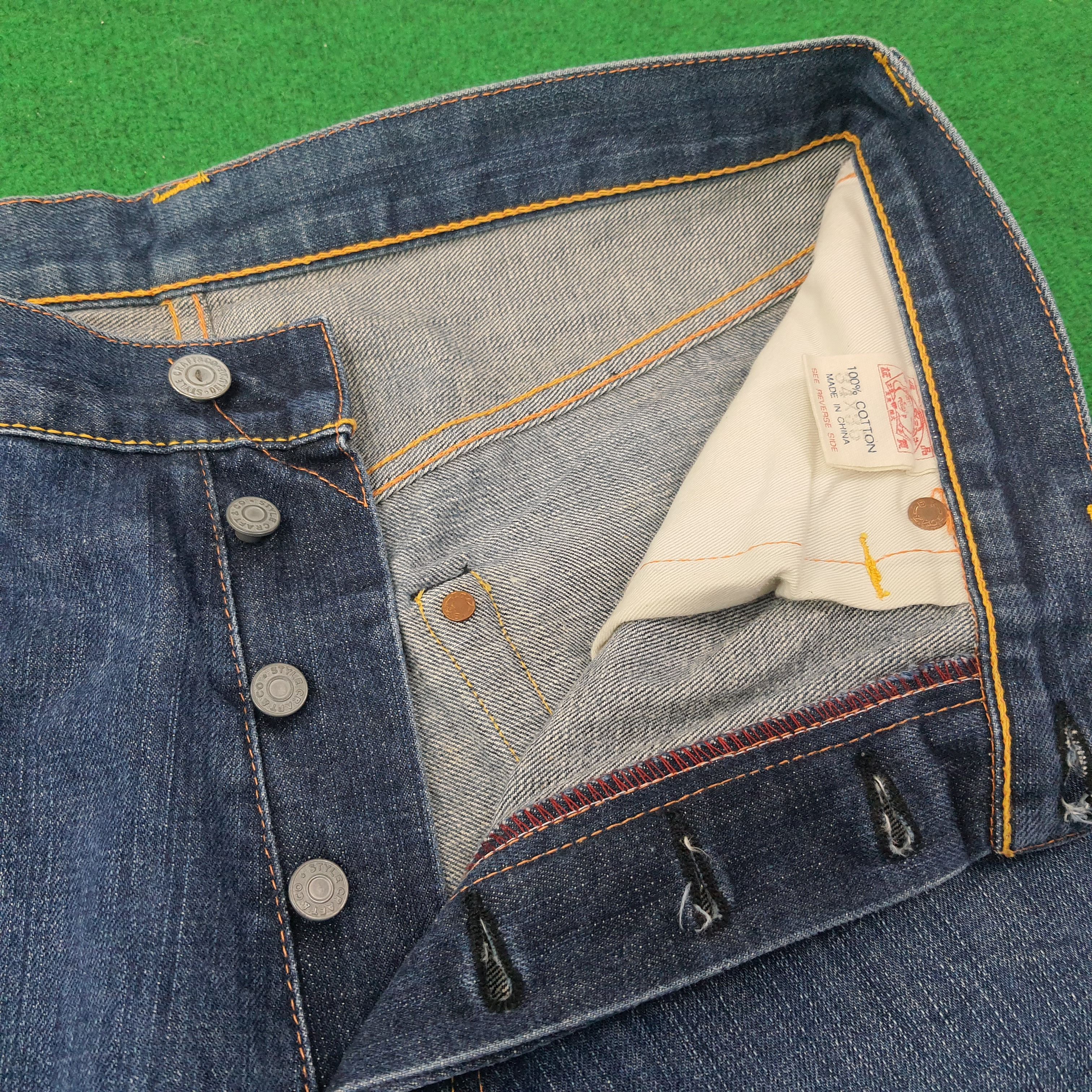 Evisu Vintage Evisu Japan Embroidery Custom Daicock Jeans C258N4 Size US 33 - 6 Thumbnail