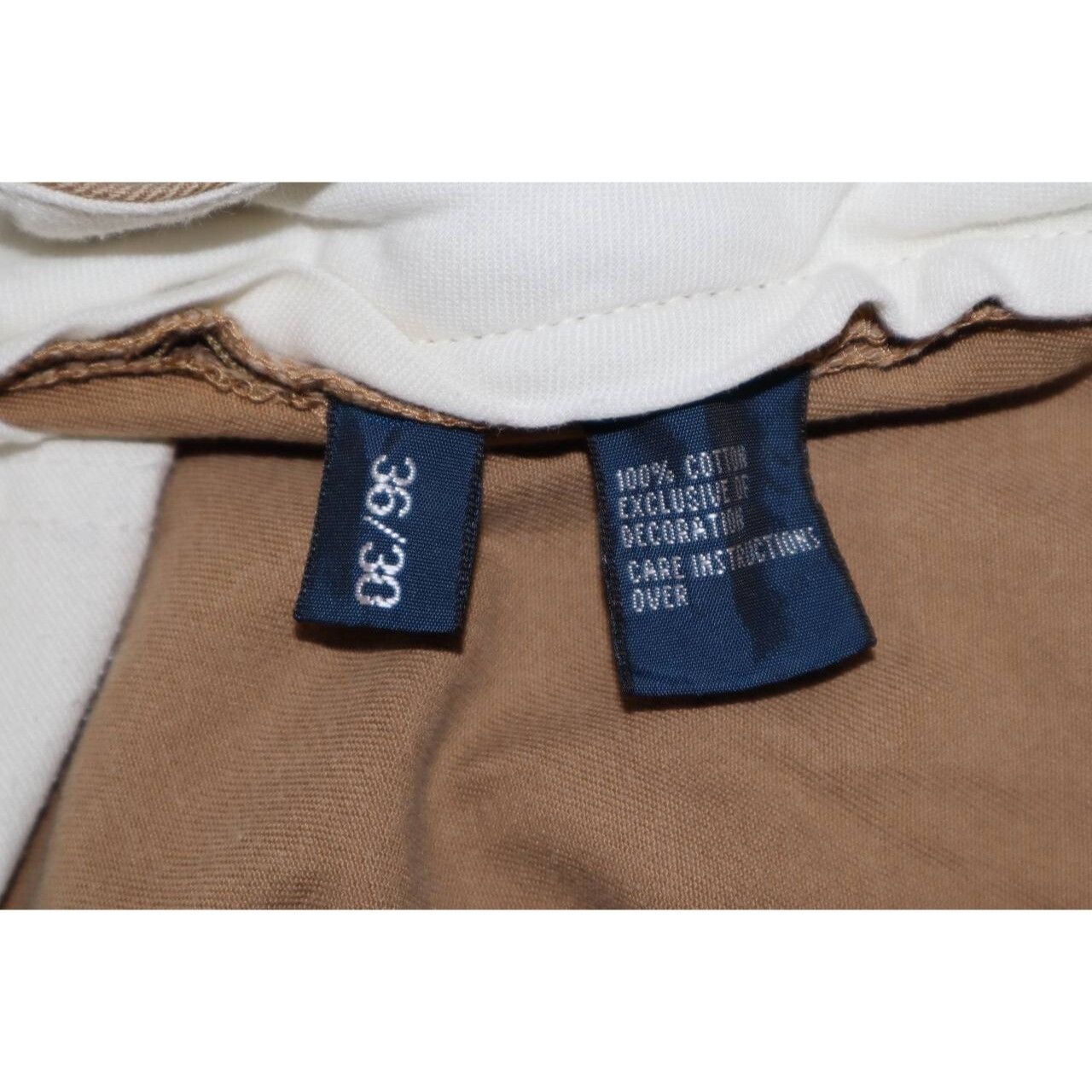 Polo Ralph Lauren Polo Ralph Lauren Brown Denim Classic Wide Leg RN41381 36x30 Size US 36 / EU 52 - 4 Thumbnail