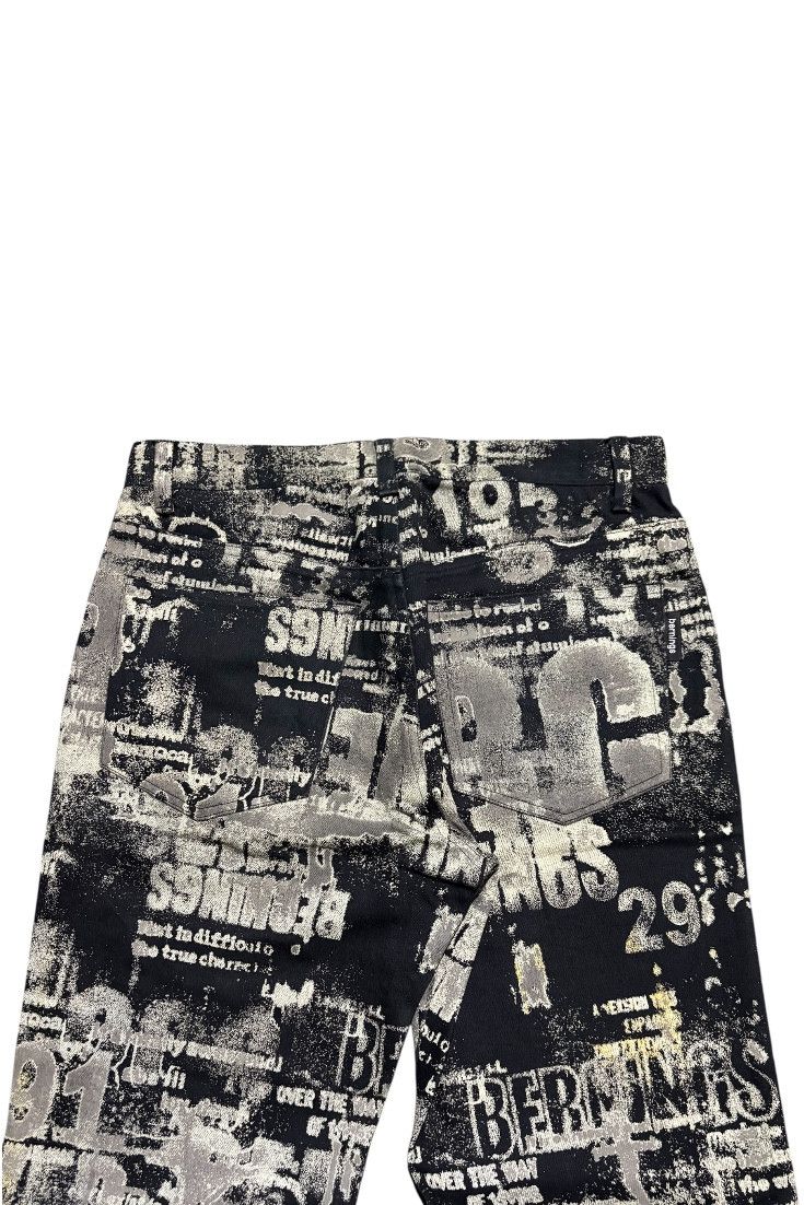 BERNINGS SHO BERNINGS SHO FULL PRINT DENIM PANTS Size US 30 / EU 46 - 4 Thumbnail