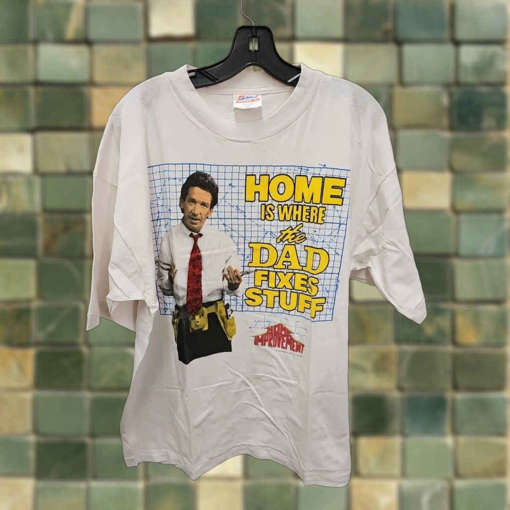 Speedo VINTAGE Home Improvement Shirt Mens XL Dad TV Show Tim Allen Single Stitch Size US XL / EU 56 / 4 - 1 Thumbnail