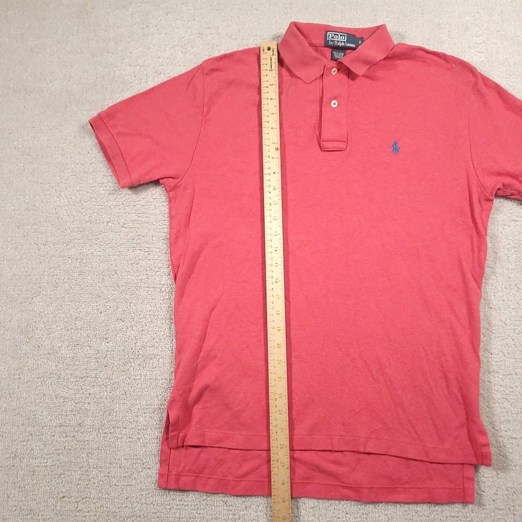 Polo Ralph Lauren Polo Ralph Lauren Polo Shirt Mens Adult Small Pink Short Sleeve Button Collared Embroidered Cotton Polo Golf Activewear Regular Size US S / EU 44-46 / 1 - 5 Thumbnail