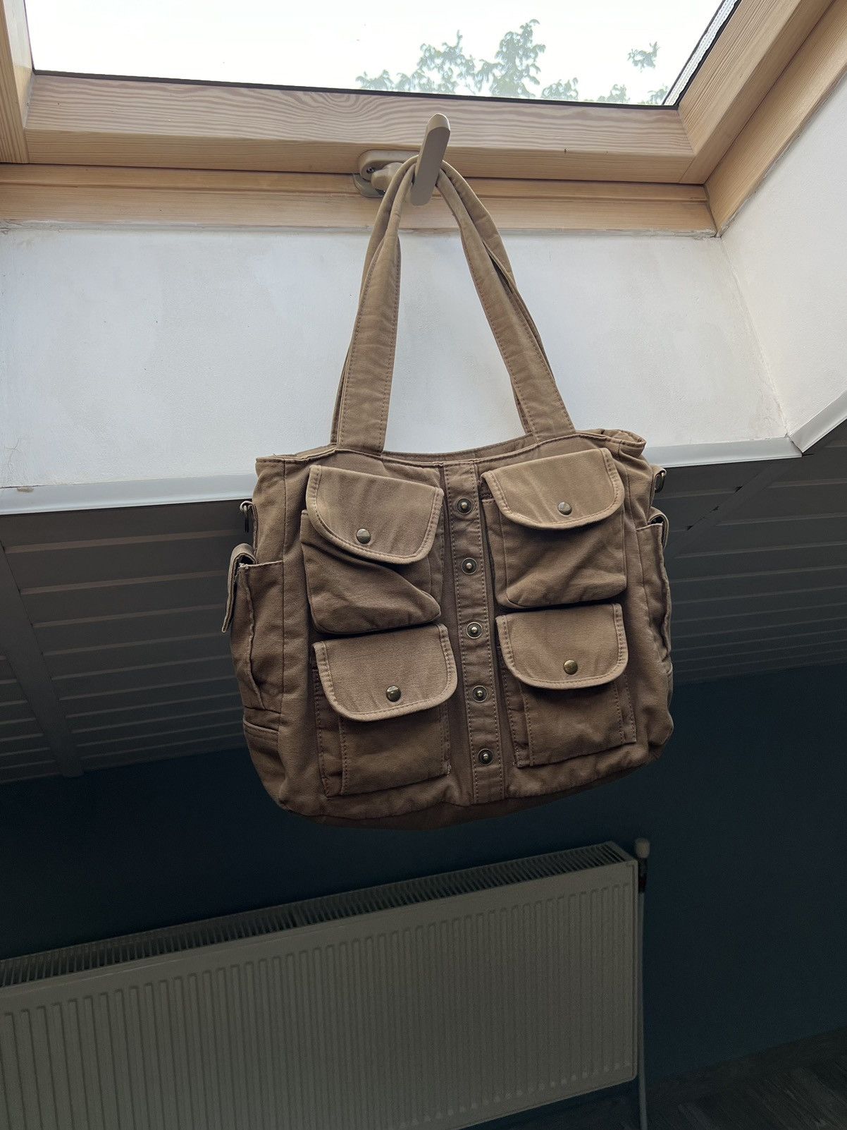 Japanese Brand × Vintage Vintage multi pocket shoulder bag Size ONE SIZE - 1 Thumbnail