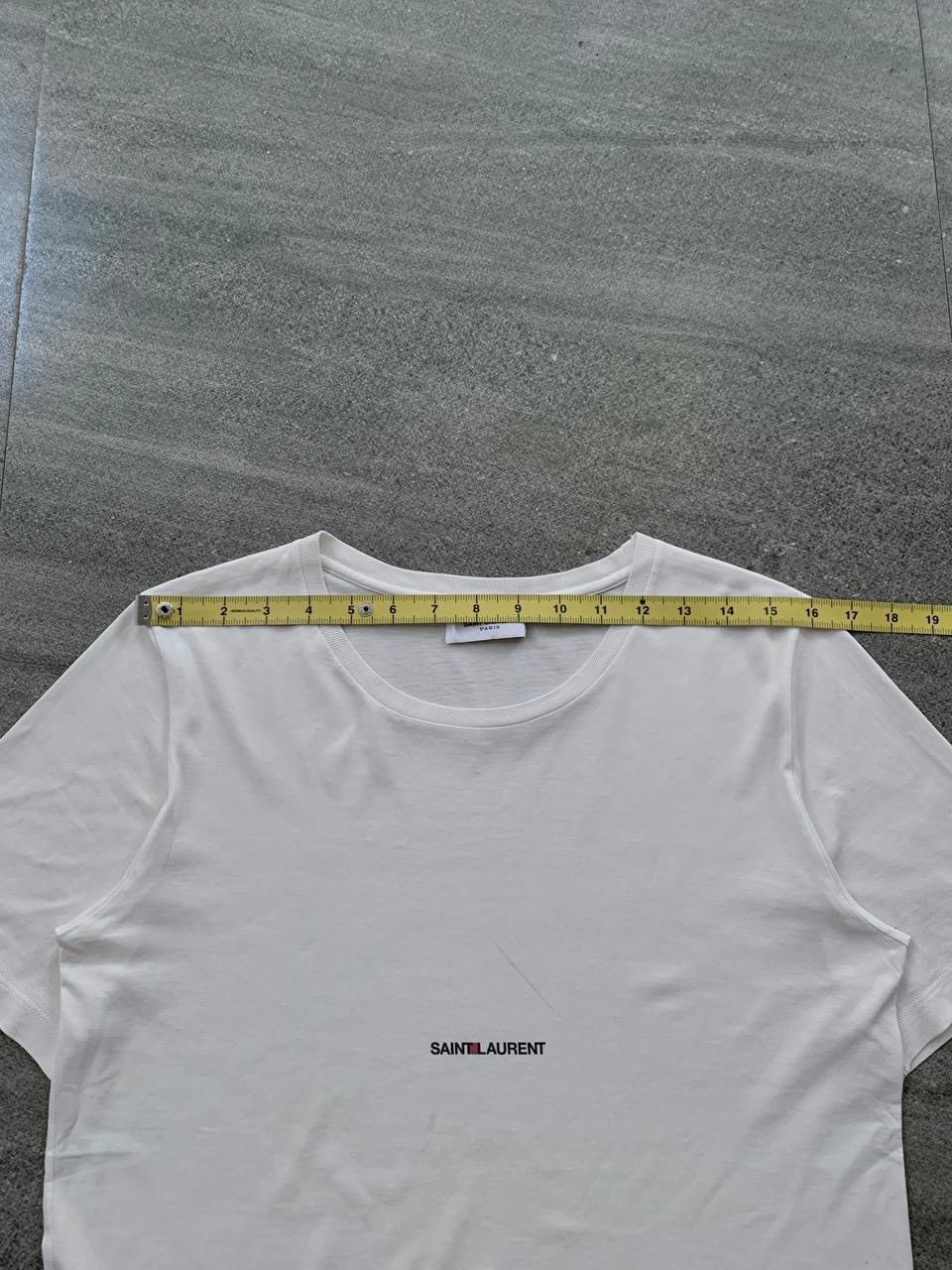 Saint Laurent Paris FREE TAX! Logo tee by Hedi Slimane Size US S / EU 44-46 / 1 - 15 Thumbnail