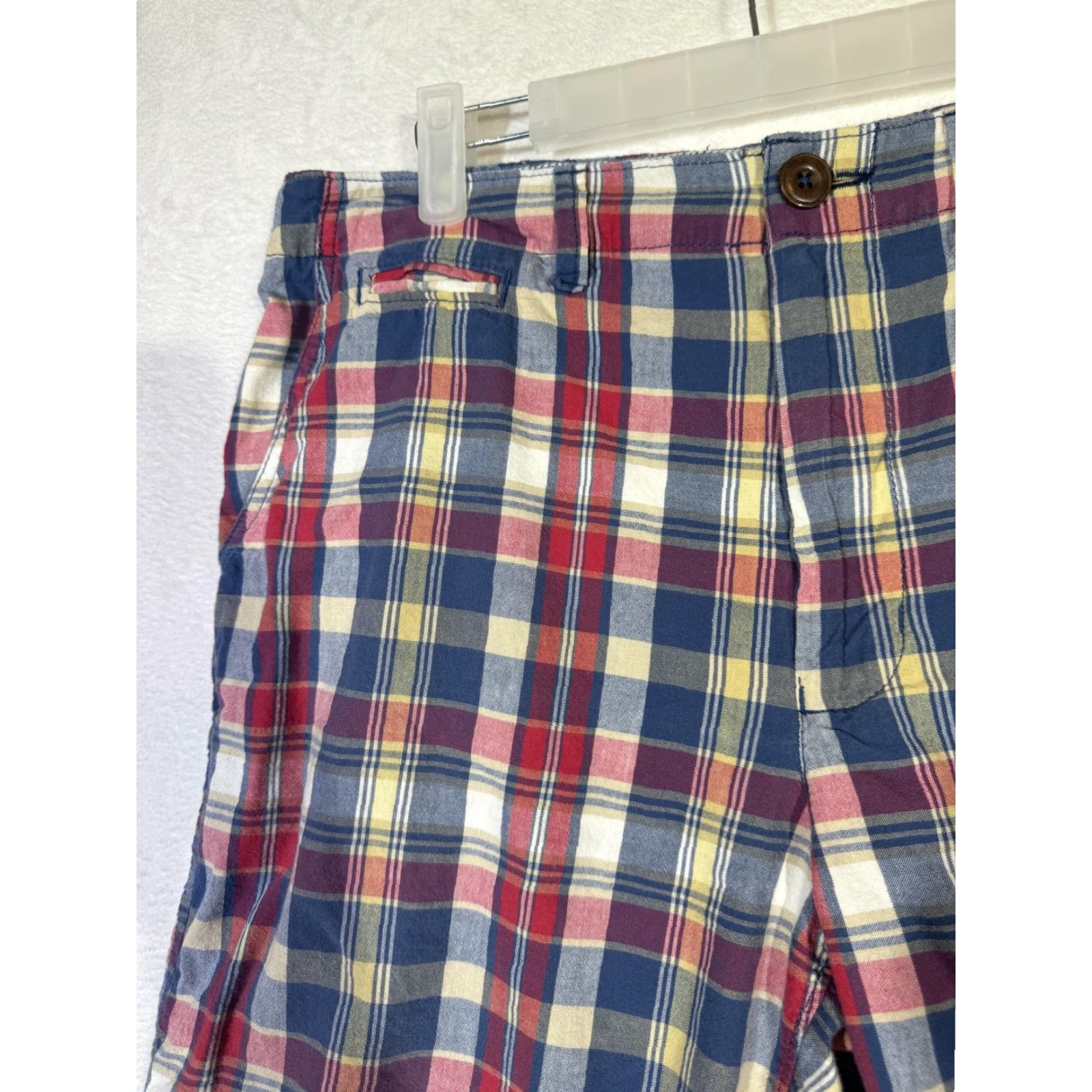 American Eagle Outfitters American Eagle Shorts Mens 33 Plaid Classic Preppy Casual Cotton Size US 33 - 3 Thumbnail