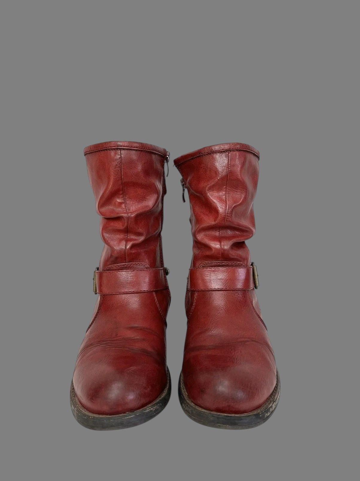 A.S.98 Guidi Style Vintage Leather Boots High AS98 Rick 424 Size US 9 / IT 39 - 3 Thumbnail