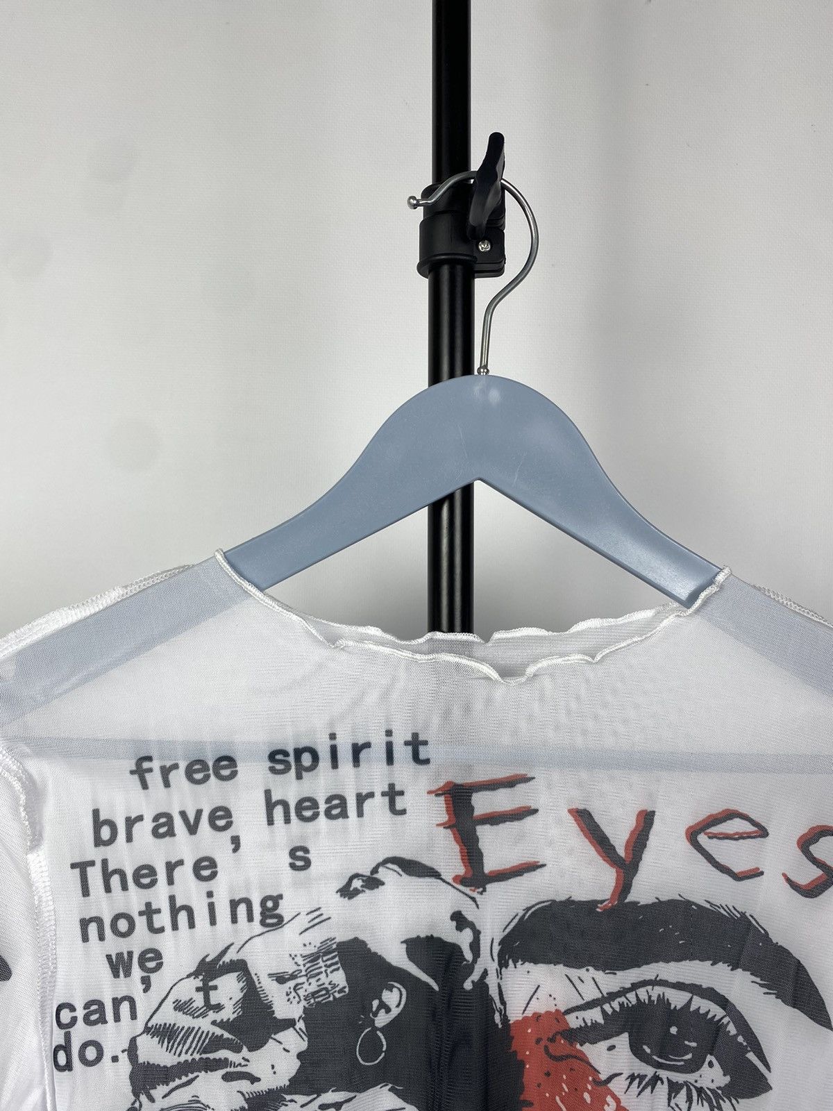 Designer × Japanese Brand Save The Queen Jean Paul Gaultier Style Mesh Top Blouses Size M / US 6-8 / IT 42-44 - 3 Thumbnail
