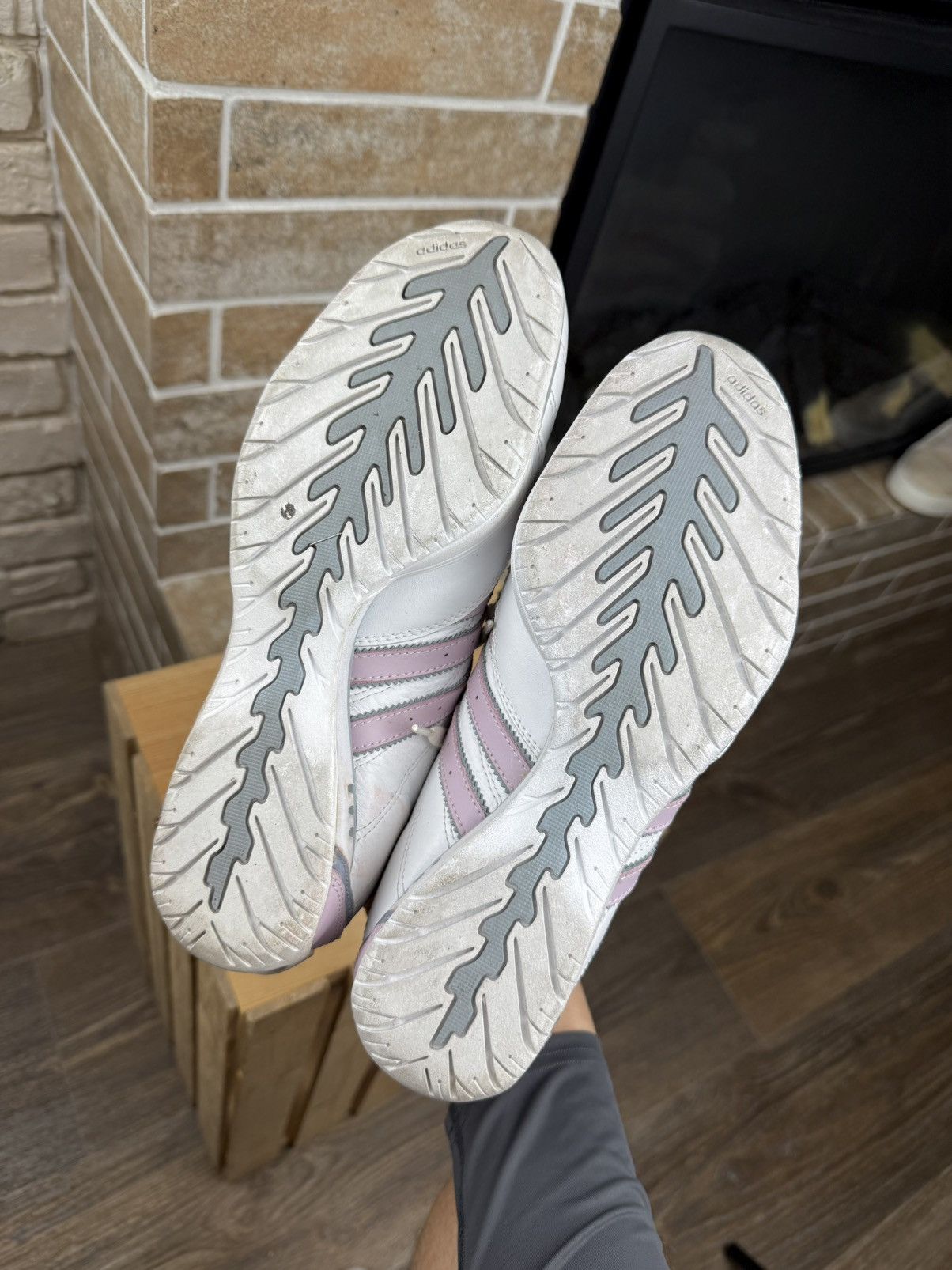 Adidas Adidas Goodyear Vintage Leather Y2K White /Pink Shoes Size US 8 / IT 38 - 7 Thumbnail